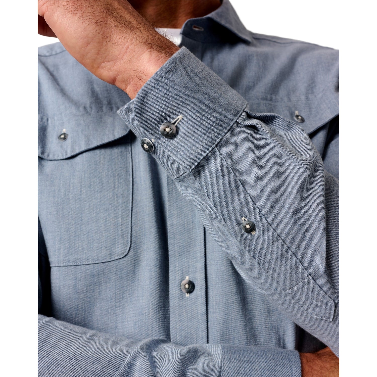 Men's Alpond Hangin' Out Cotton Button-Up Shirt - Image 5