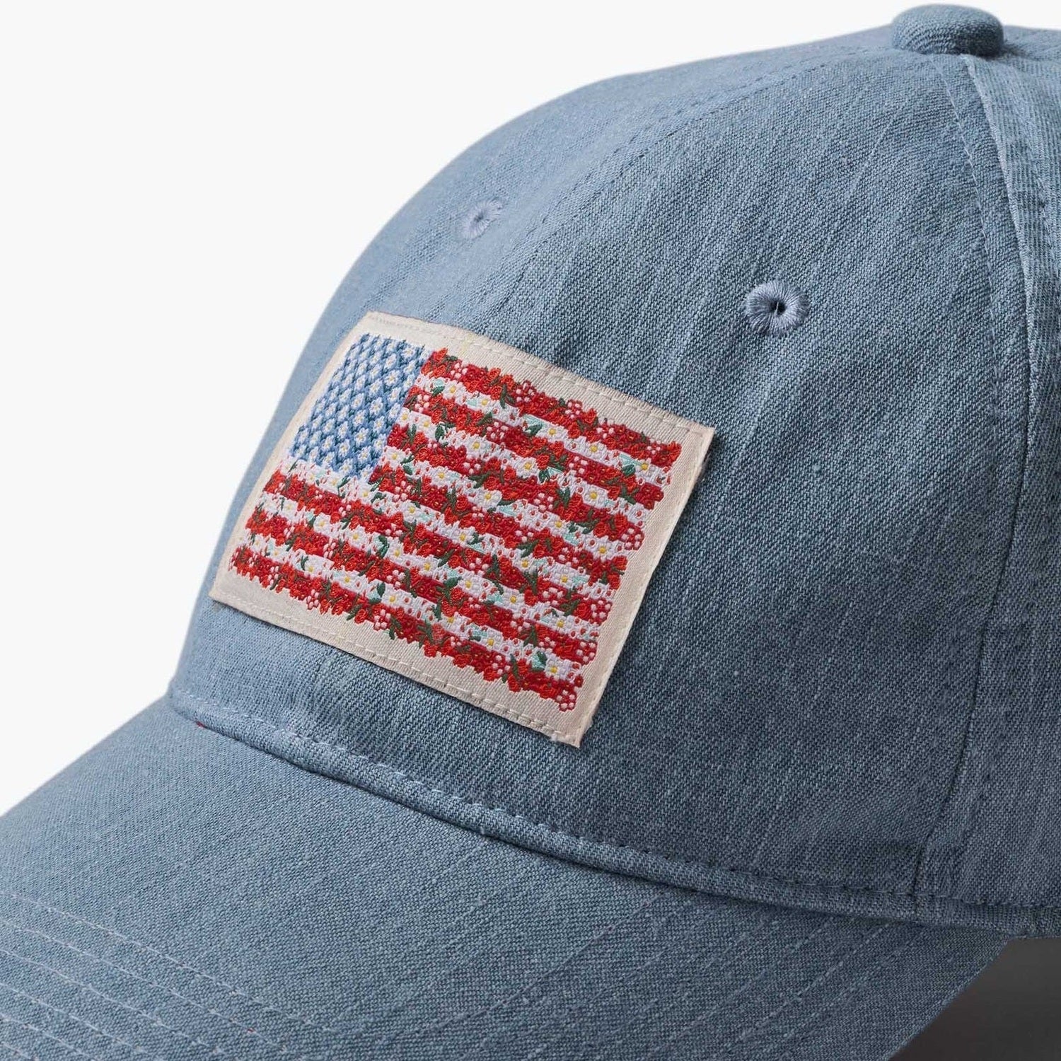 Americana Denim Baseball Cap - Image 2