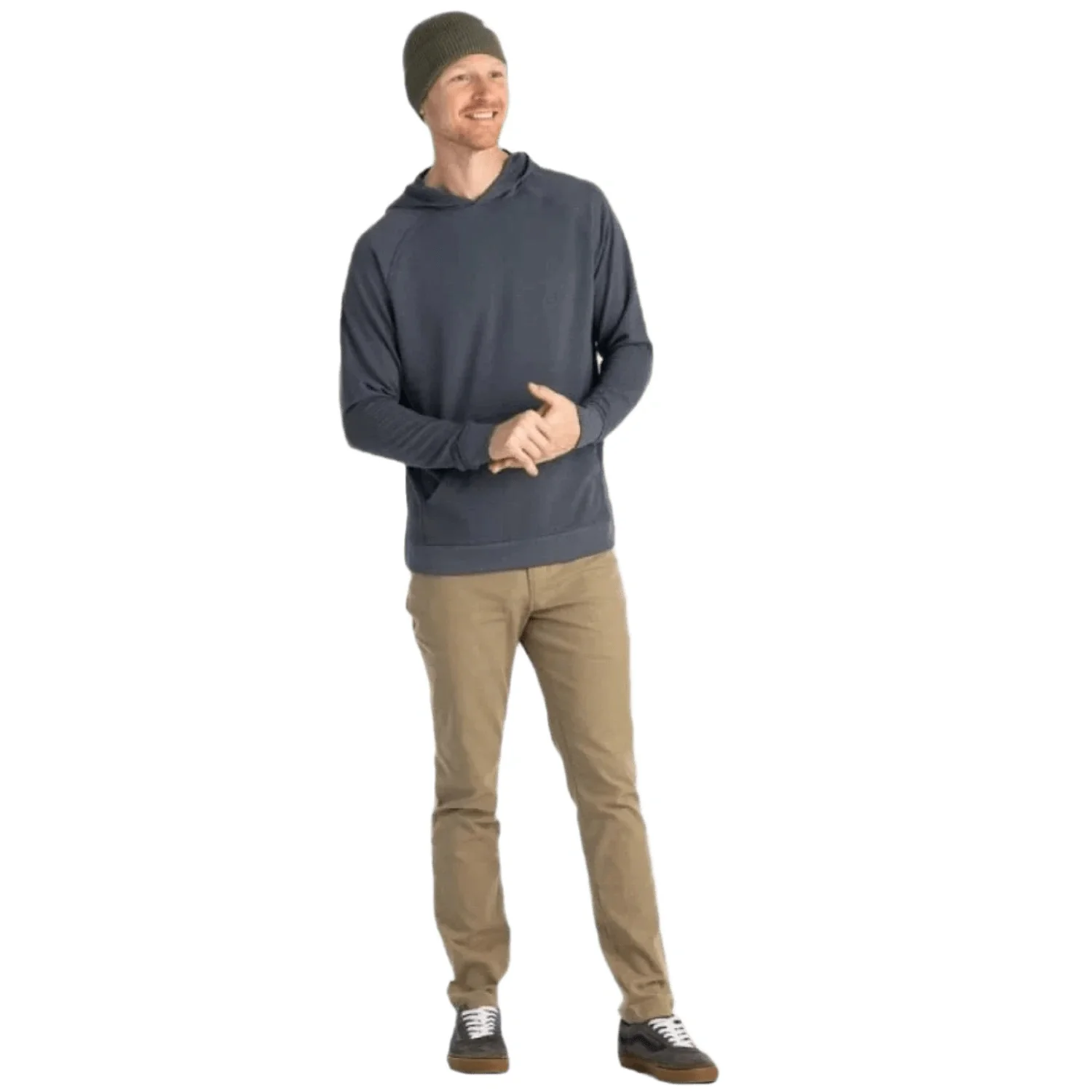 Men's Bamboo Lightweight Fleece Hoody - Image 6
