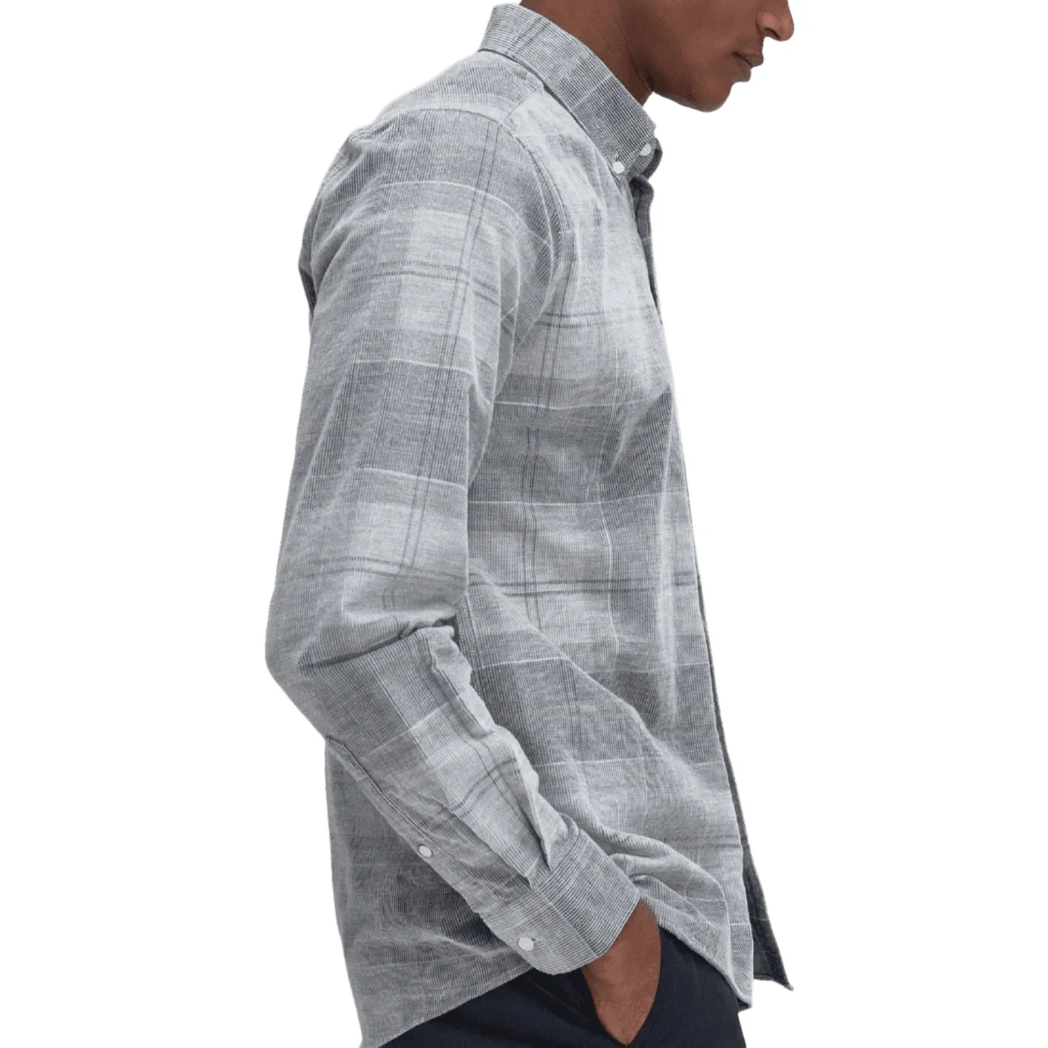 Men's Blair Tailored Tartan Corduroy Shirt - Image 13