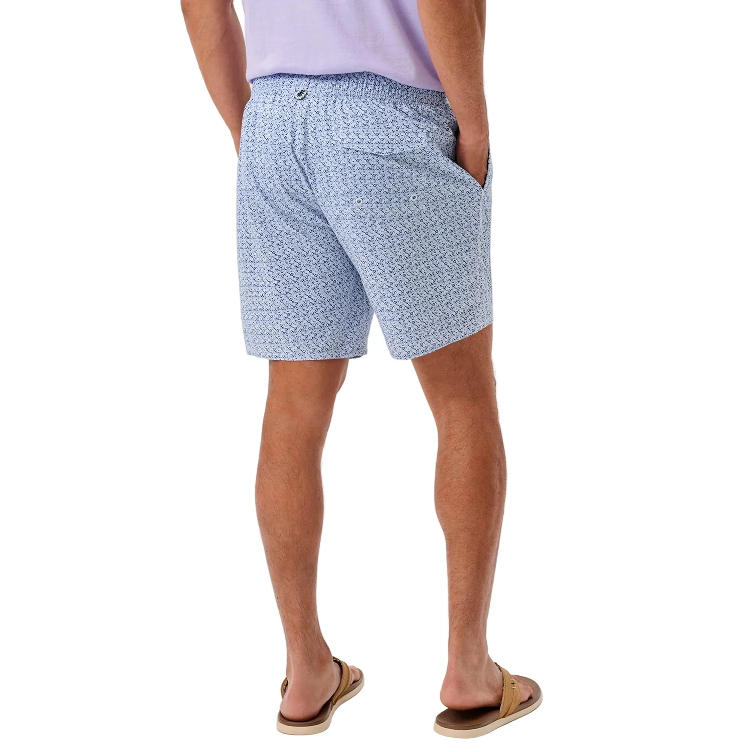 Men's Half Elastic 7" Surf Shorts Barcelona - Image 4