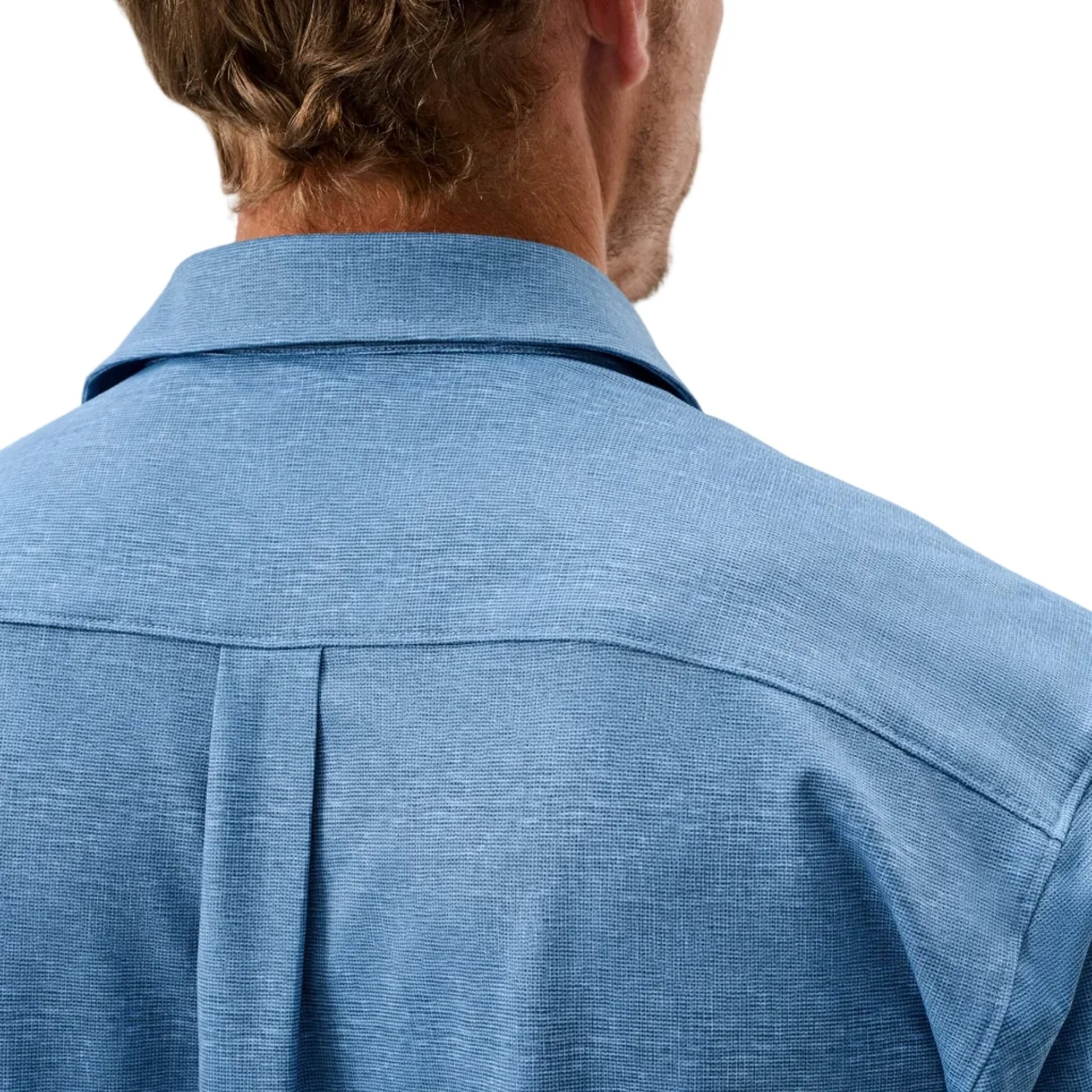 Men's Breck Hangin’ Out Knit Short Sleeve Button-Up Shirt - Image 2