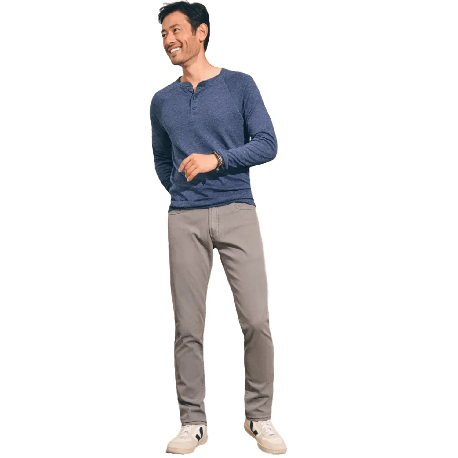 Men's Cloud Cotton Long Sleeve Henley - Image 10