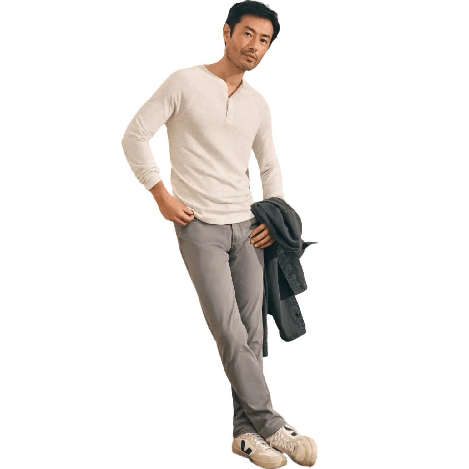 Men's Cloud Cotton Long Sleeve Henley - Image 14