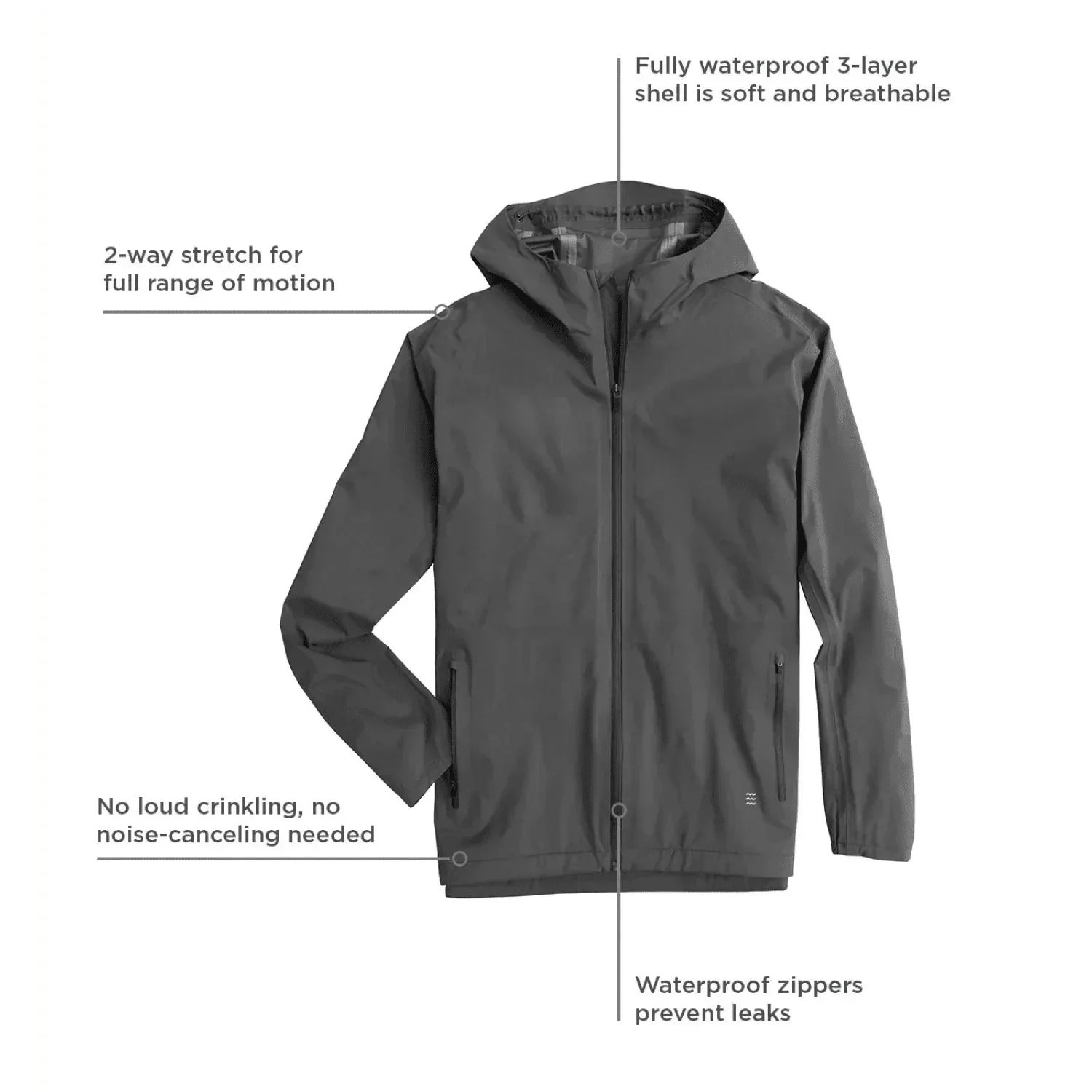 Men's Cloudshield Rain Jacket - Image 13