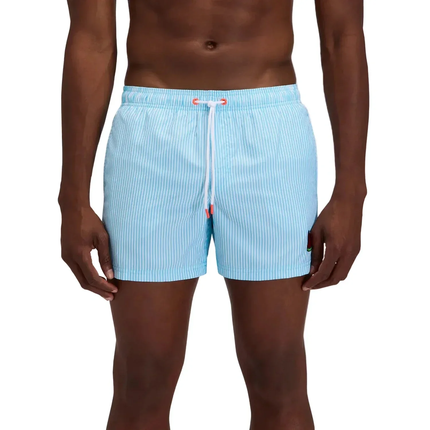 Men's Short-Length Swimwear with Elasticated Waist RepreveĀ® (14") - Image 3