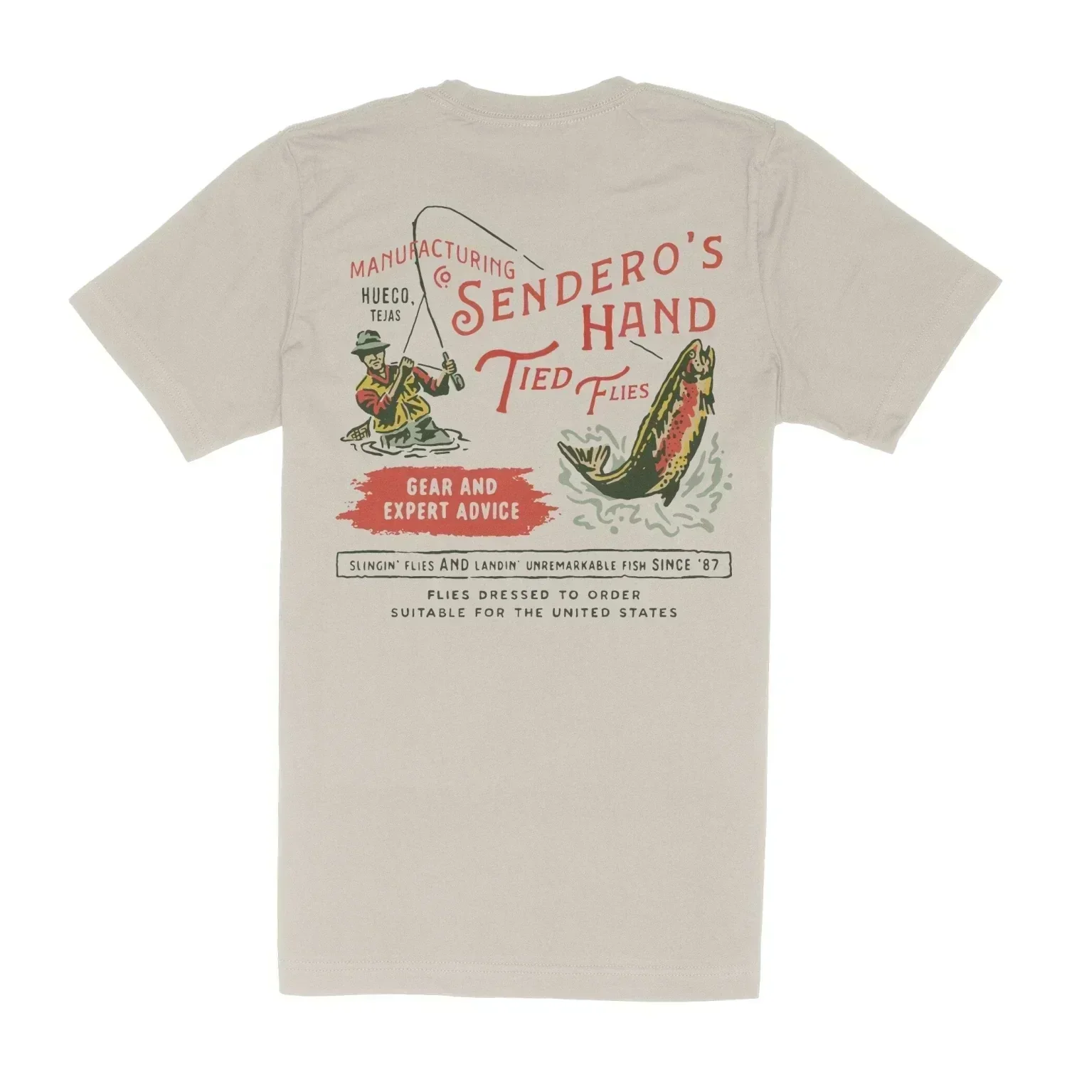 Hand Tied Flies T-Shirt - Image 2
