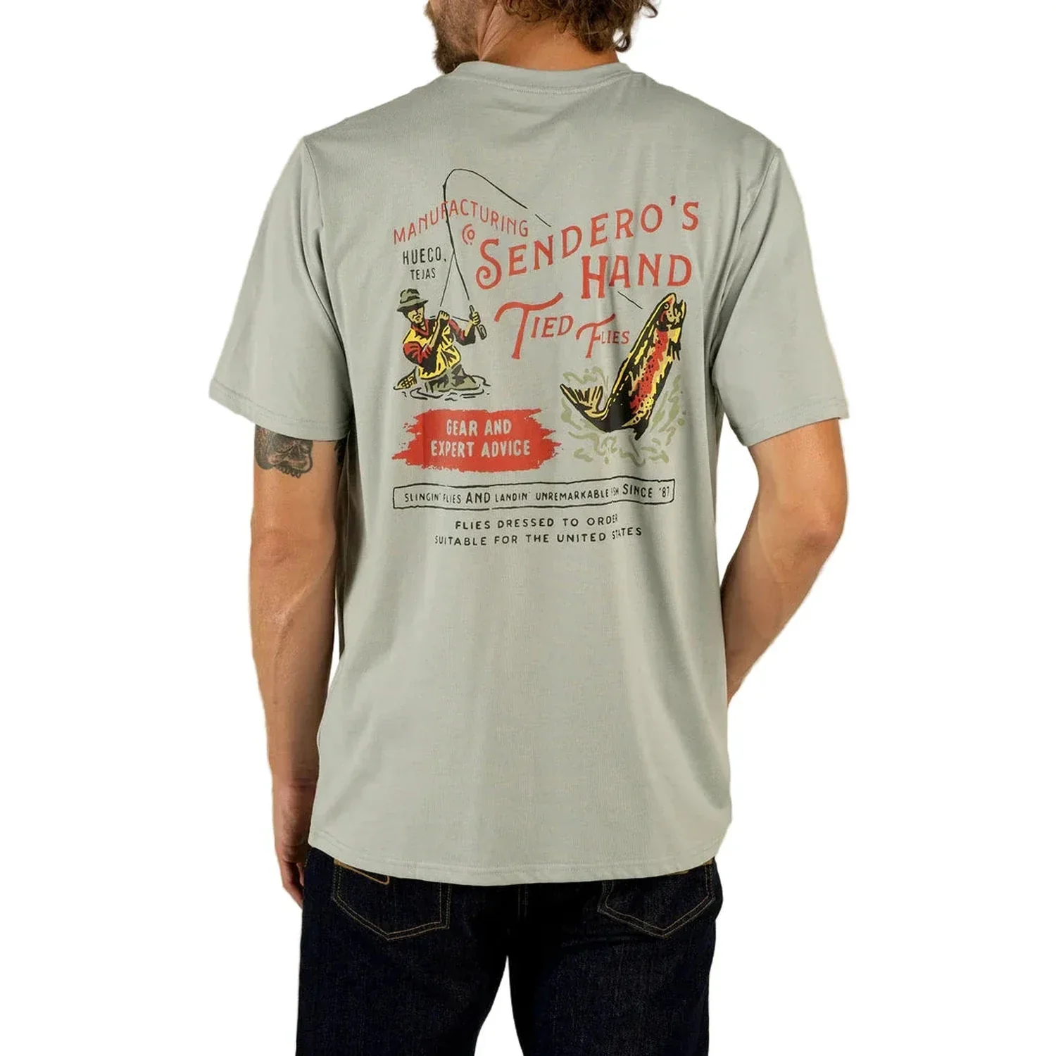Hand Tied Flies T-Shirt - Image 5