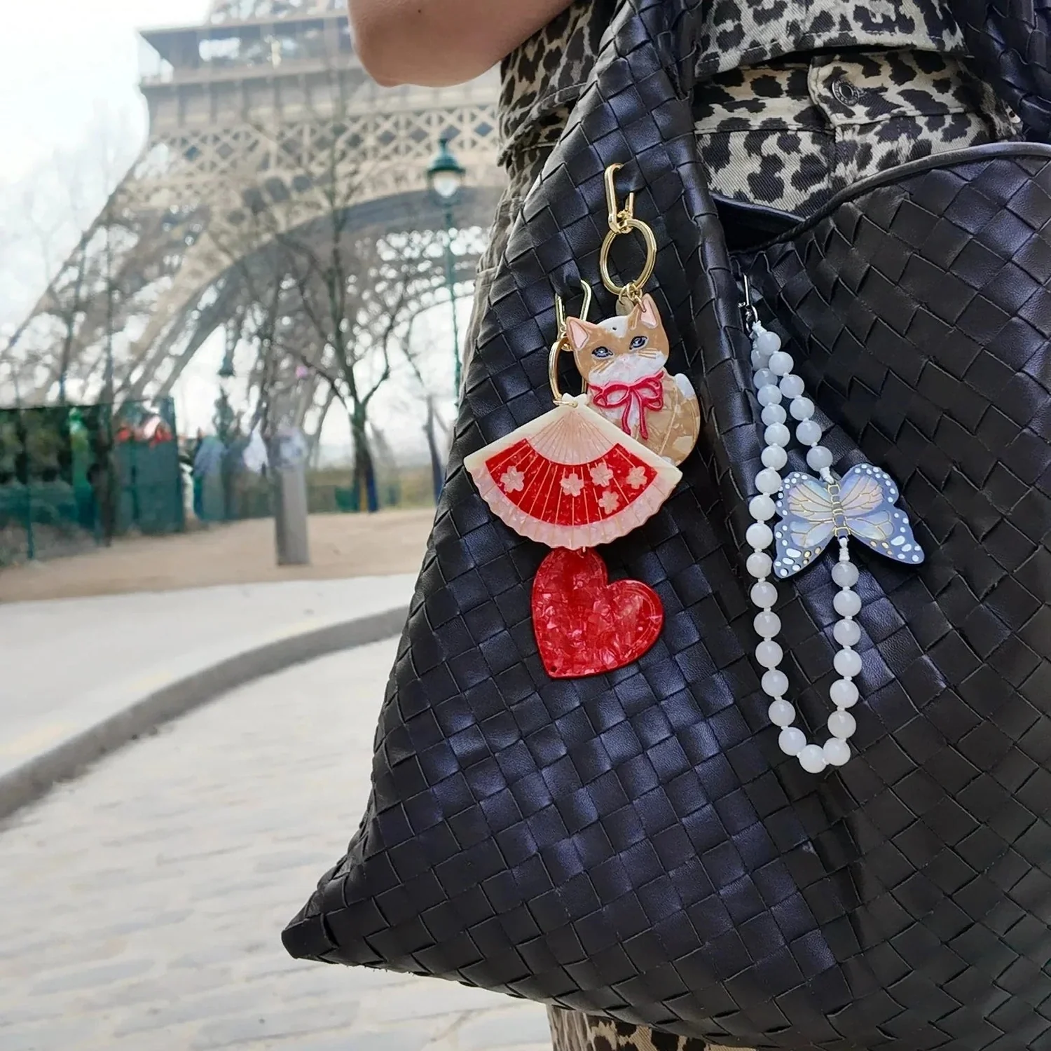 Heart Bag Charm + Keychain - Image 2