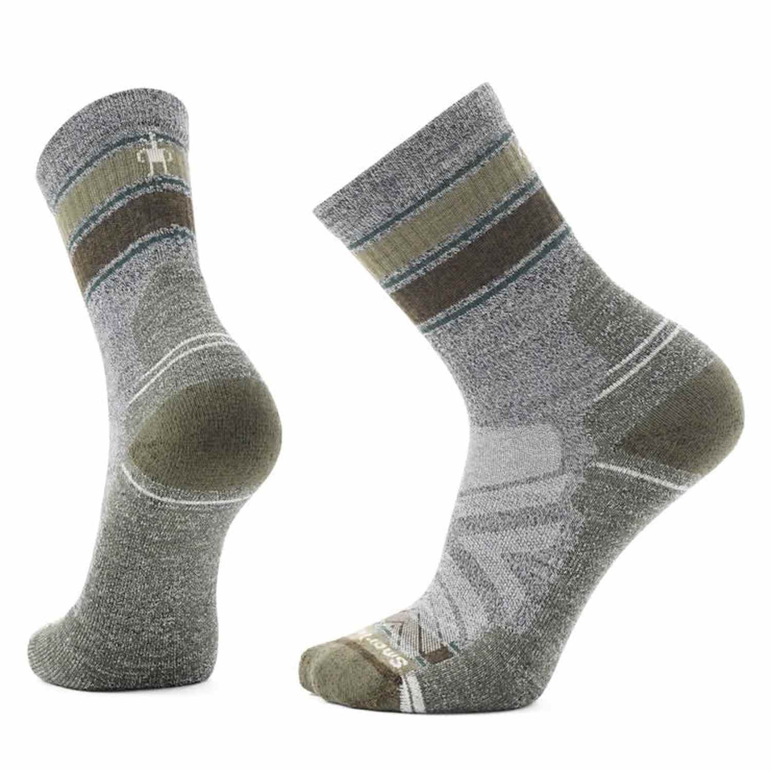Hike Light Cushion Striped Mid Crew Socks - Image 2