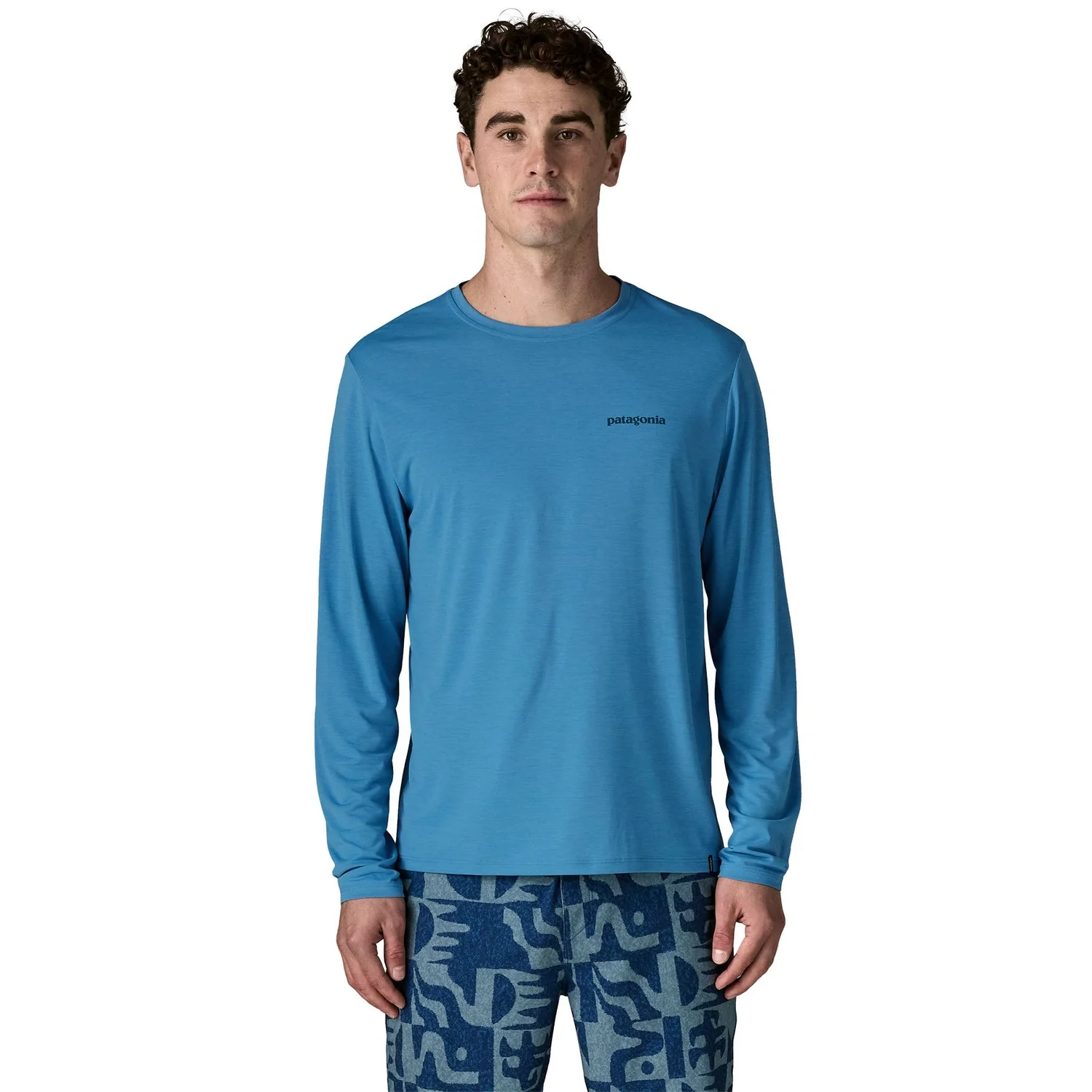 Men's Long-Sleeved CapileneĀ® Cool Daily Shirt | Board Short Logo