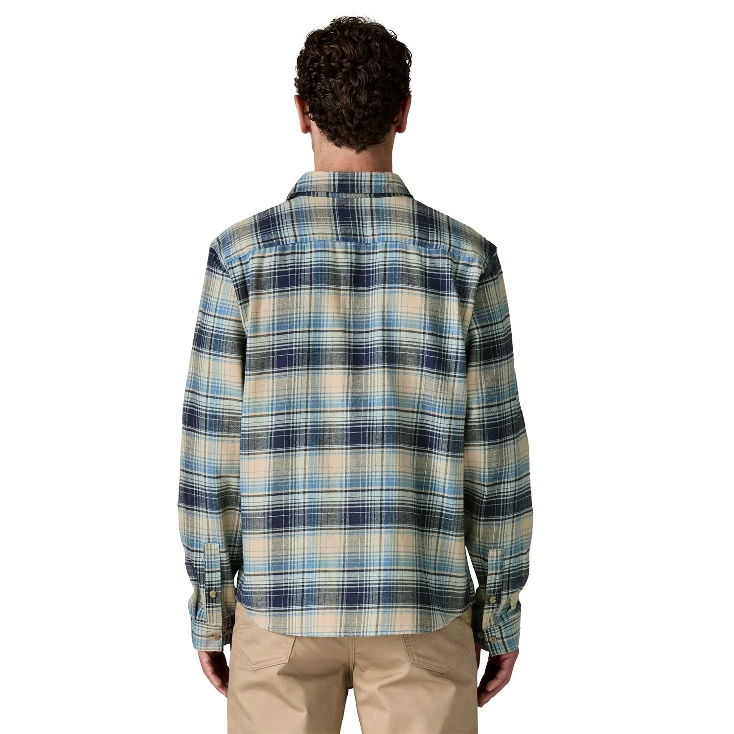 Men's Long Sleeve Lightweight Fjord Flannel Shirt - Image 3