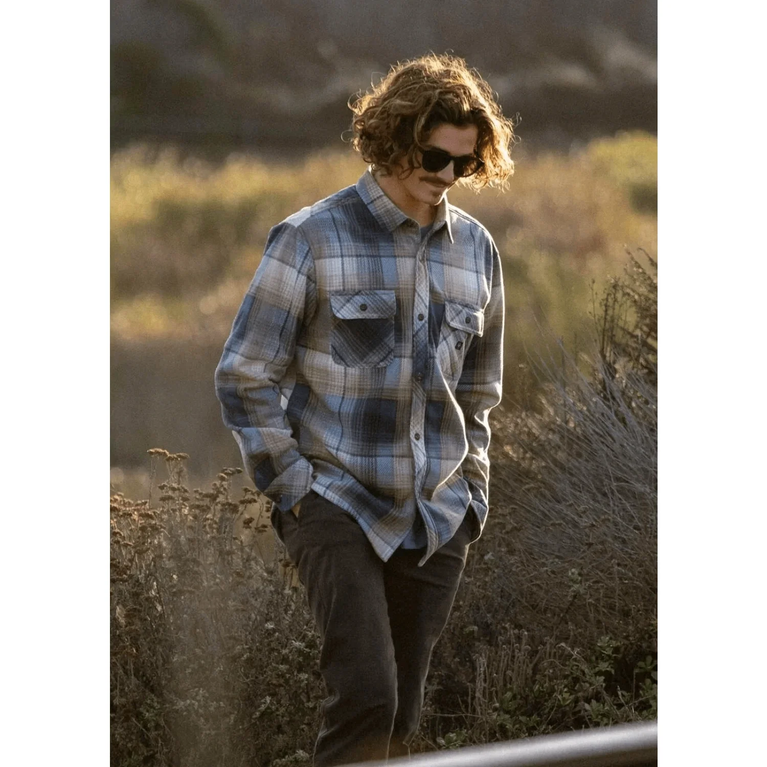 Men's Eco-zy Long Sleeve Polar Flannel - Image 42