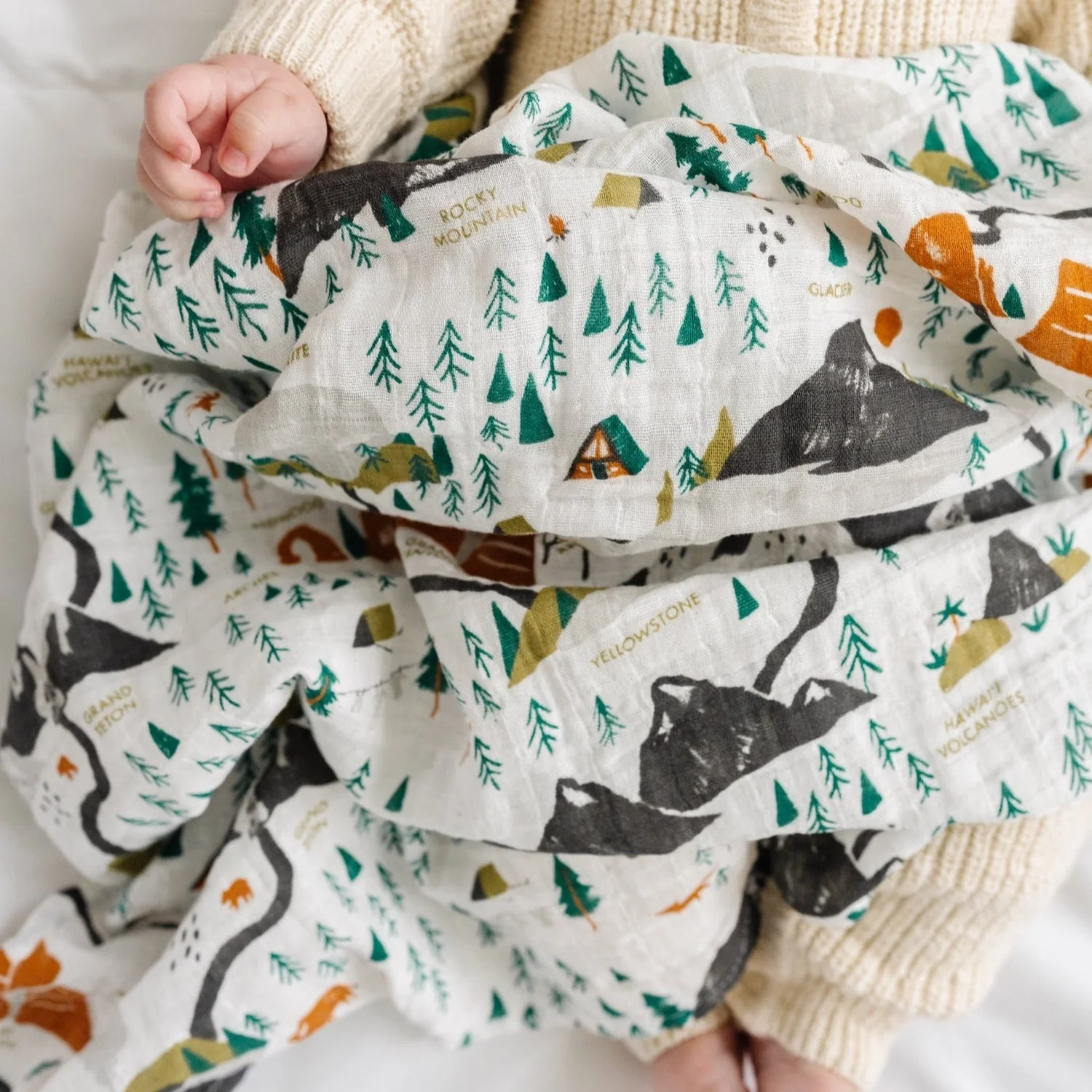 National Parks Swaddle (Mini Pattern) - Image 3