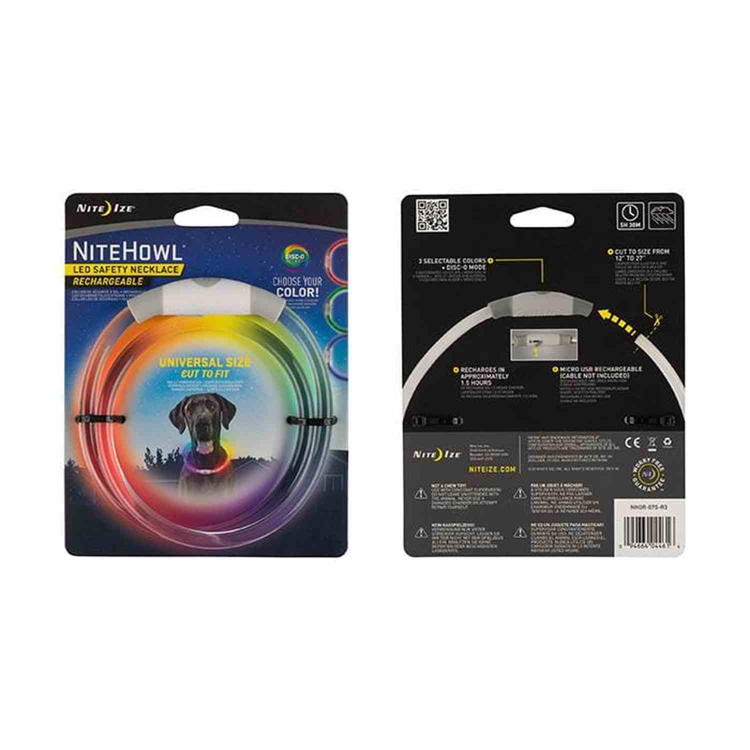 Nitehowl Rechargeable Led Safety Necklace | Disc - O Select - Image 6