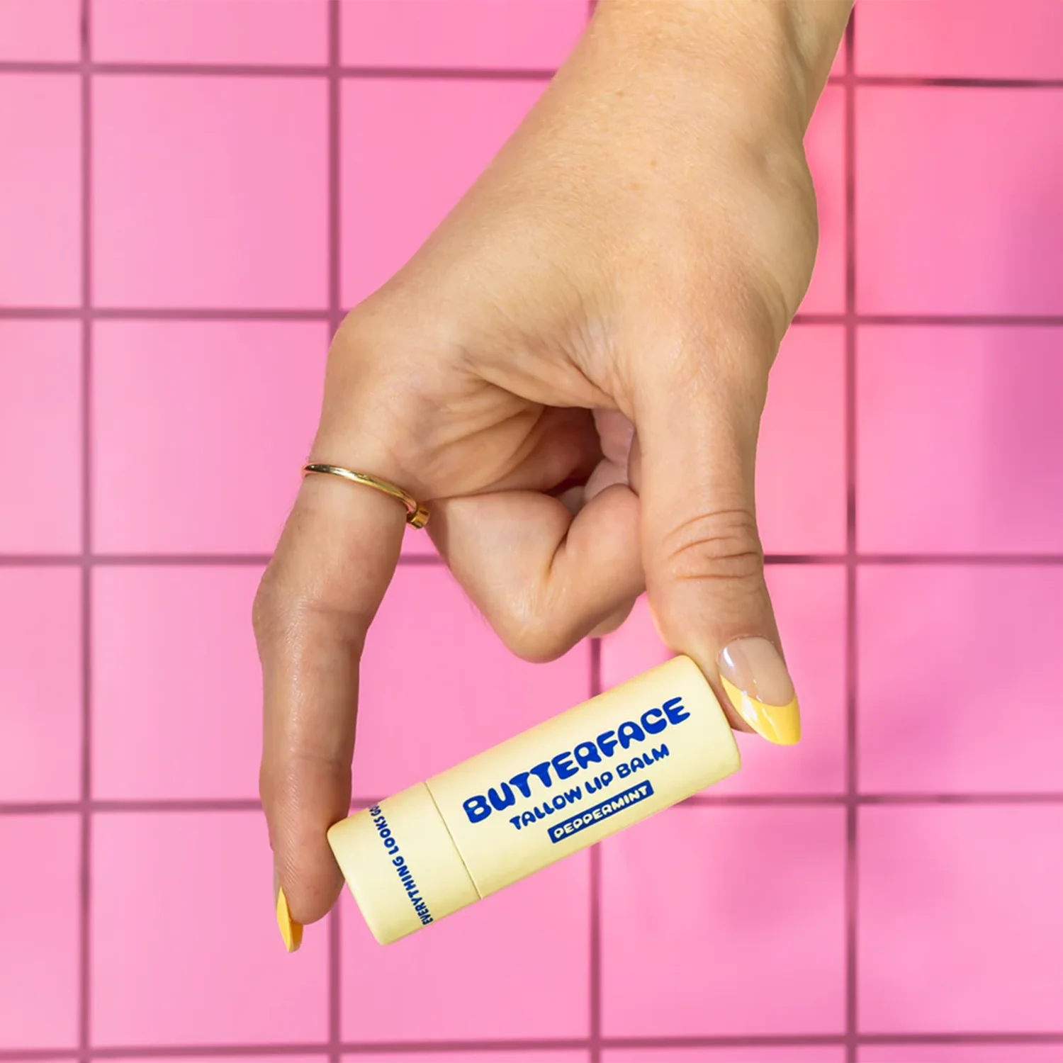 Peppermint Tallow Butter Lip Balm - Image 2