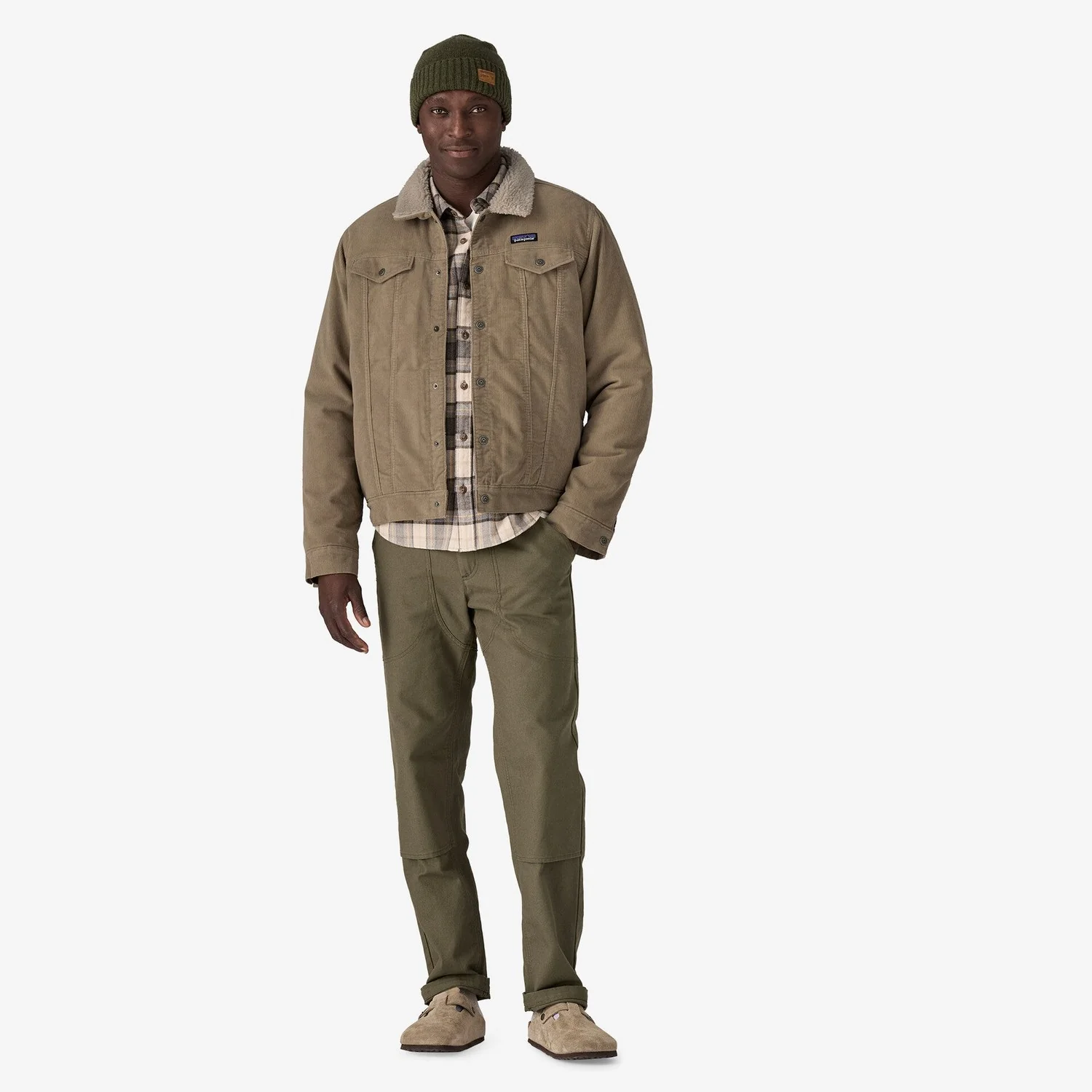Men's Pile Lined Trucker Jacket - Image 7