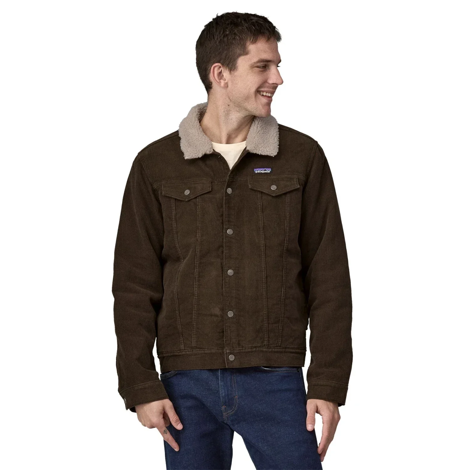 Men's Pile Lined Trucker Jacket - Image 9