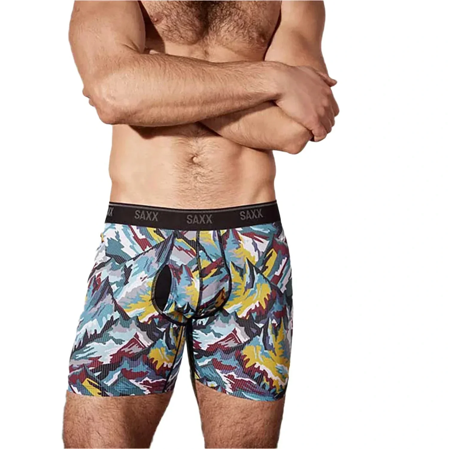 Men's Quest Quick-Dry Mesh Boxer Brief Fly - Image 11