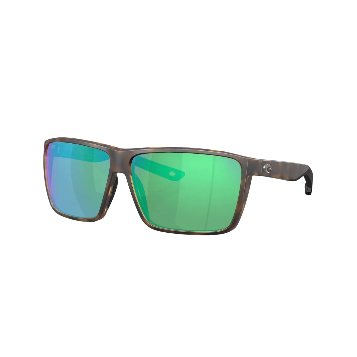 Rincon II: Matte Tortoise Frame | Green Mirror 580G