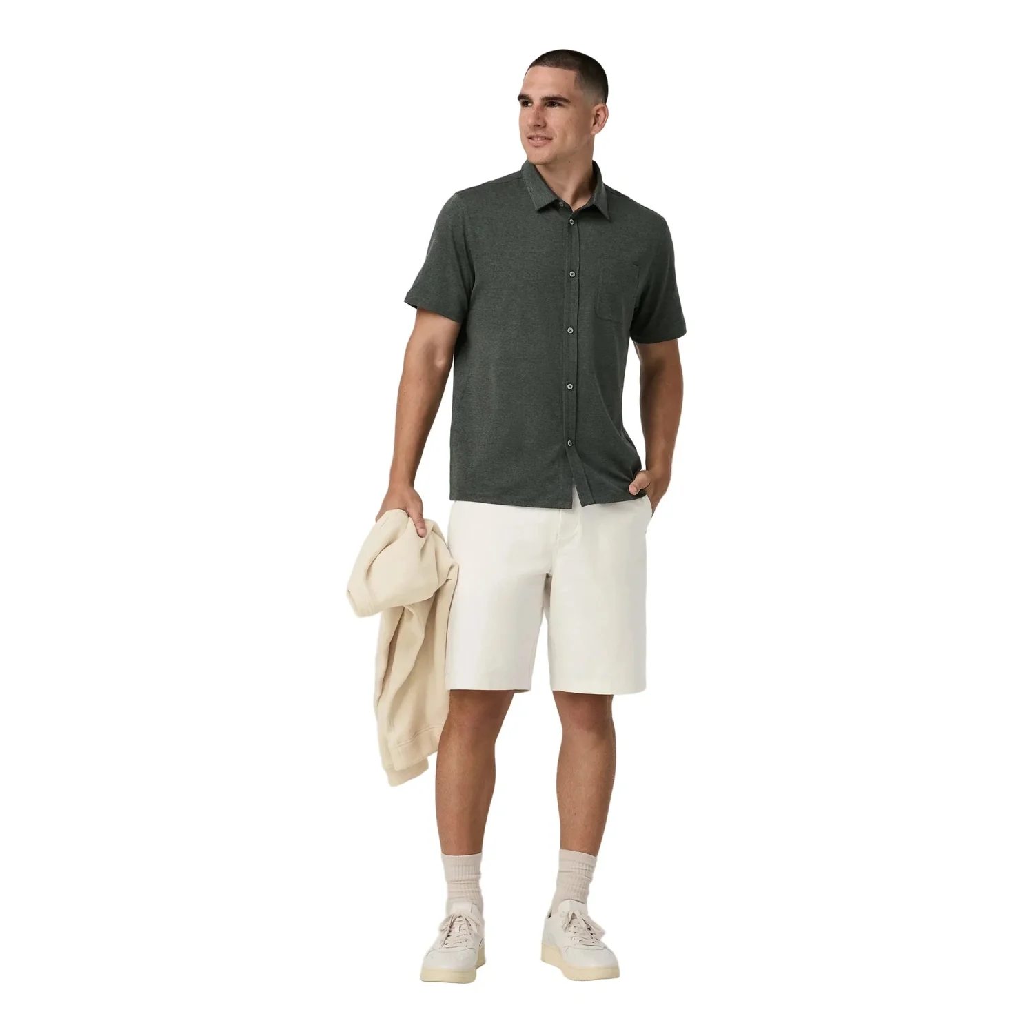 Men's Short Sleeve Ponto Button Down - Image 6