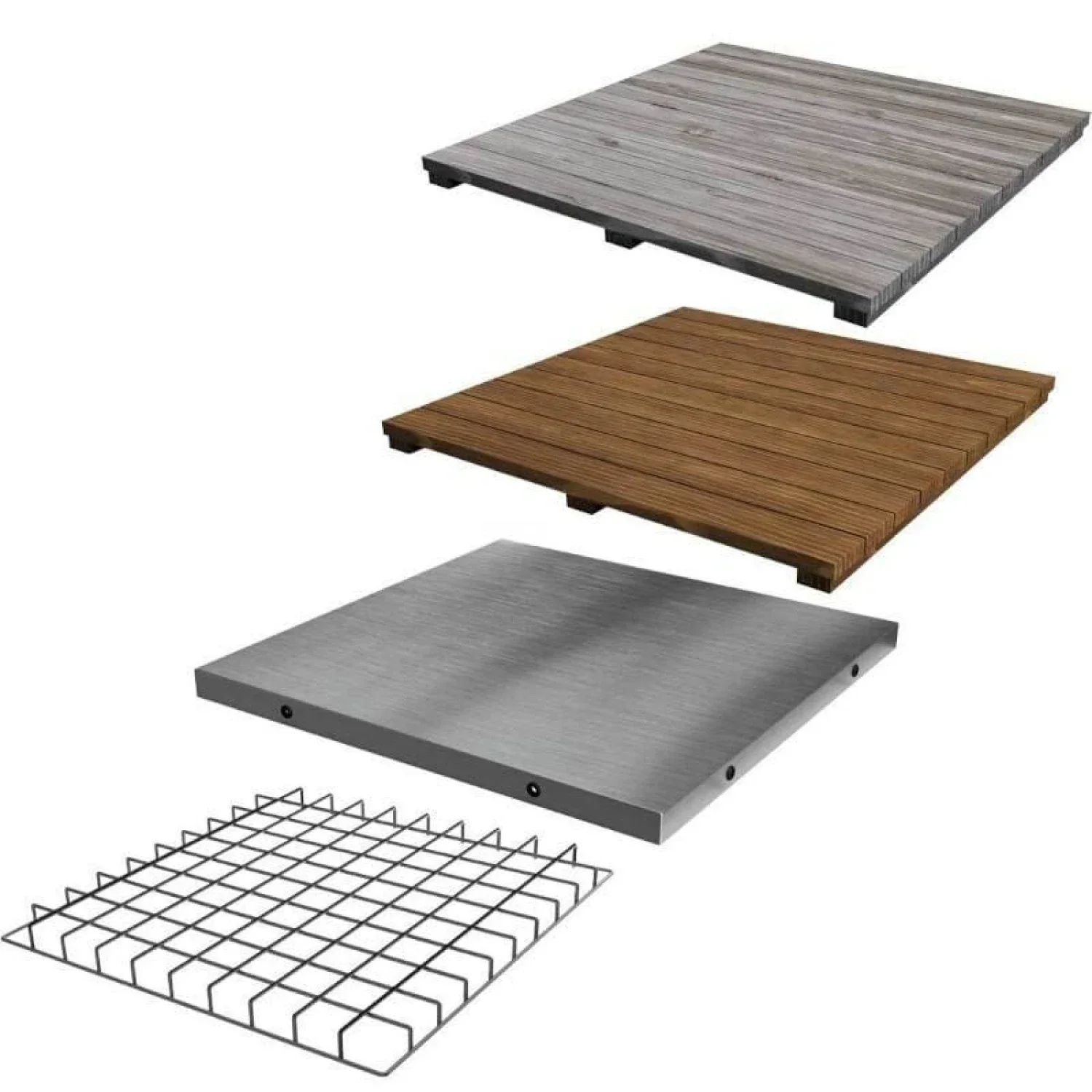Solid Stainless Insert For Modular System - Image 4