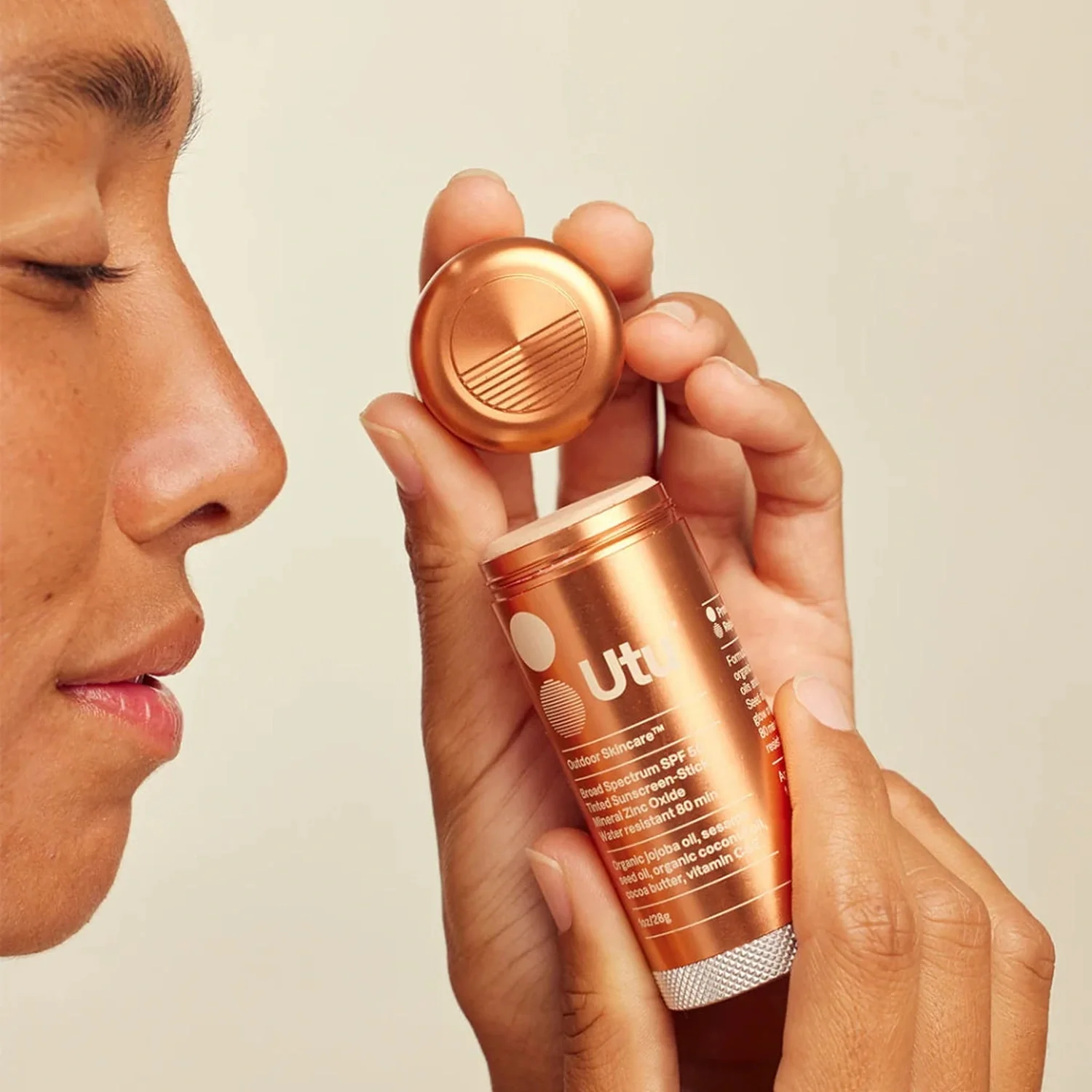 SPF50 Lightly Tinted Mineral Sunscreen Stick - Image 3
