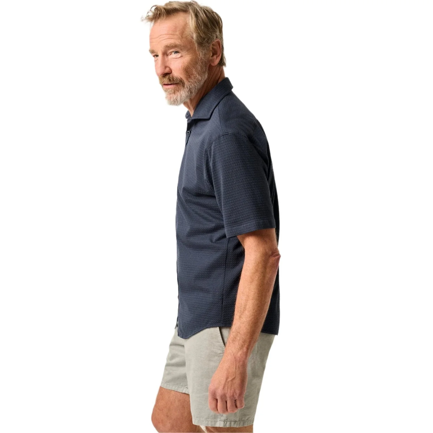 Men's Short Sleeve Hangin' Out Knit Button Up Shirt - Surfsucker - Image 10