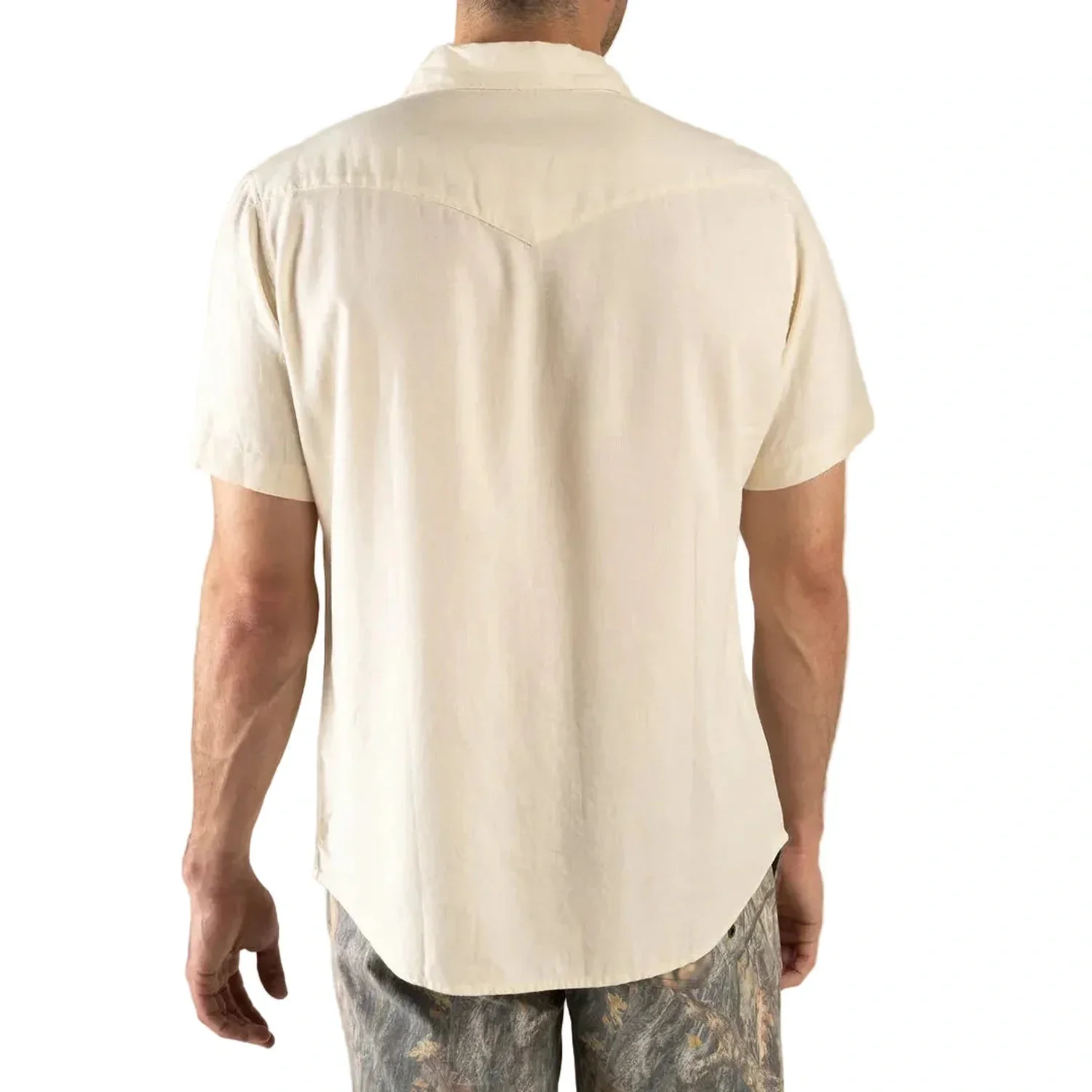 Men's The Wyatt Pearl Snap Short Sleeve Solid Shirt - Image 3