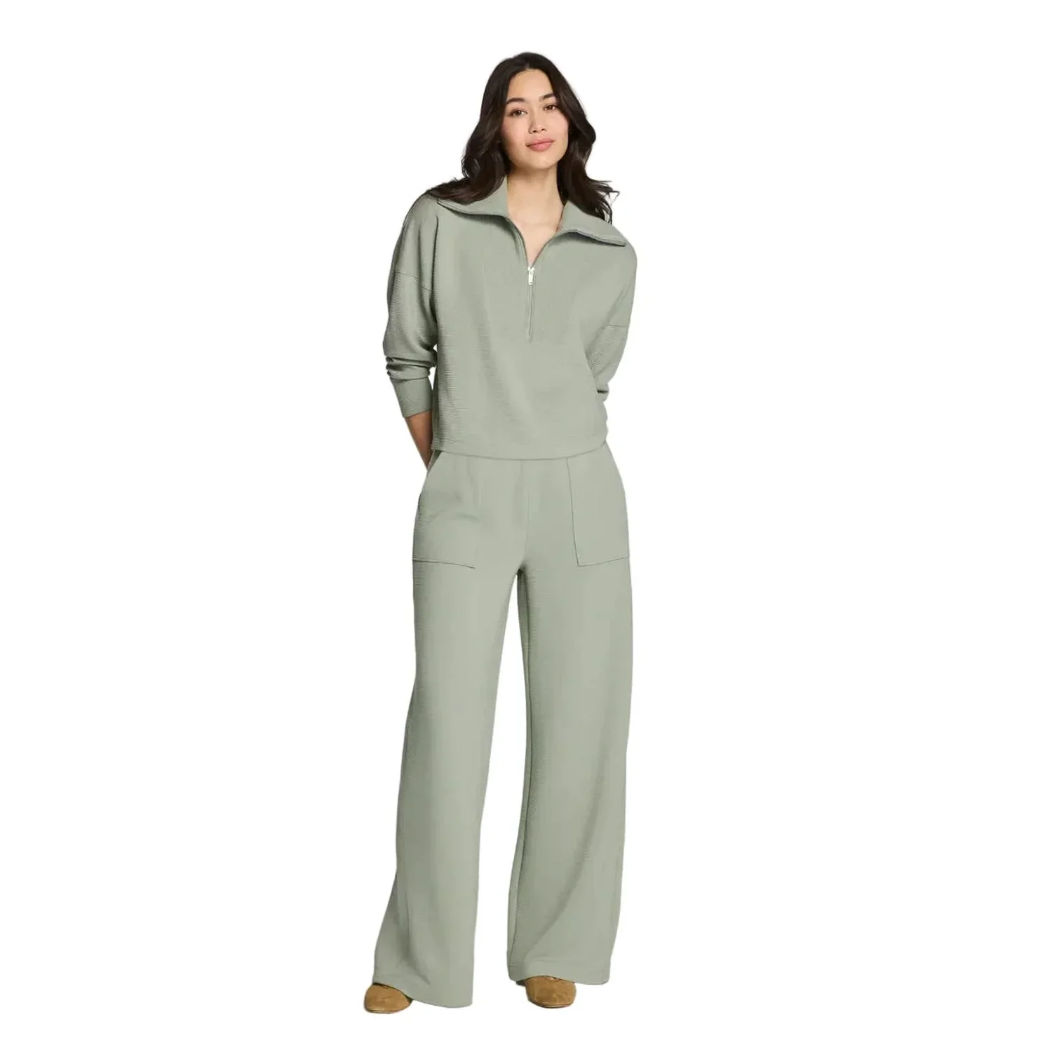 Women's AirEssentialsĀ® French Rib Half Zip