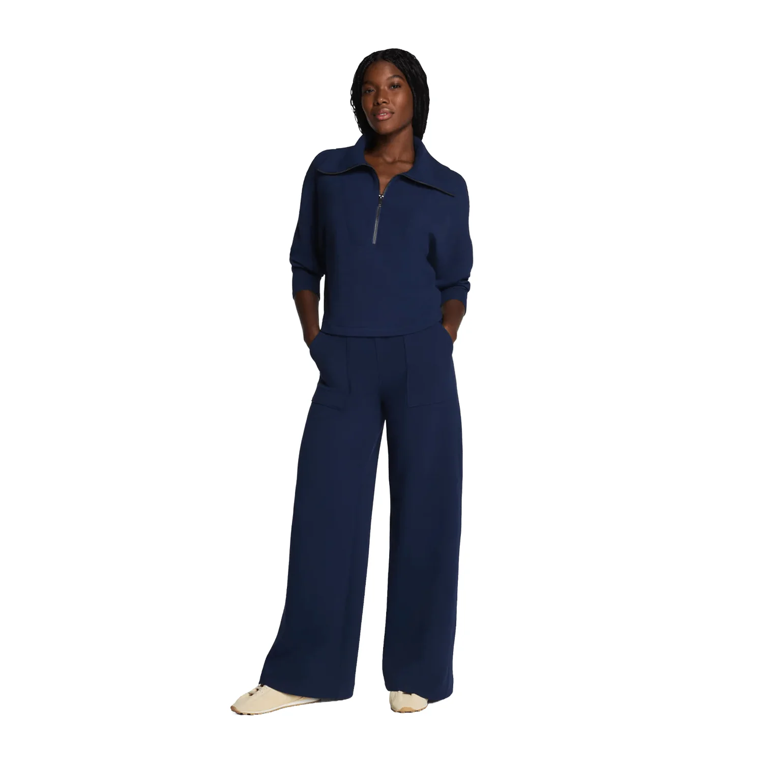 Women's AirEssentialsĀ® French Rib Wide Leg Pant - Image 5