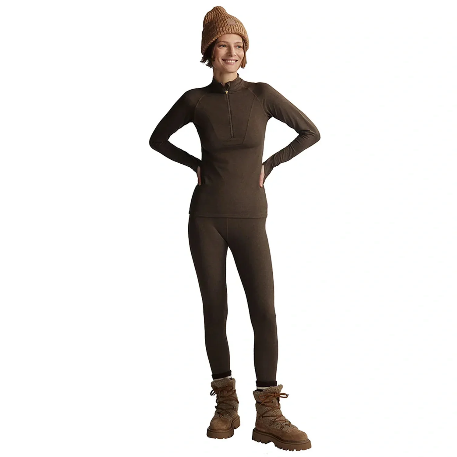 Women's Always Warm Half Zip Baselayer - Image 2