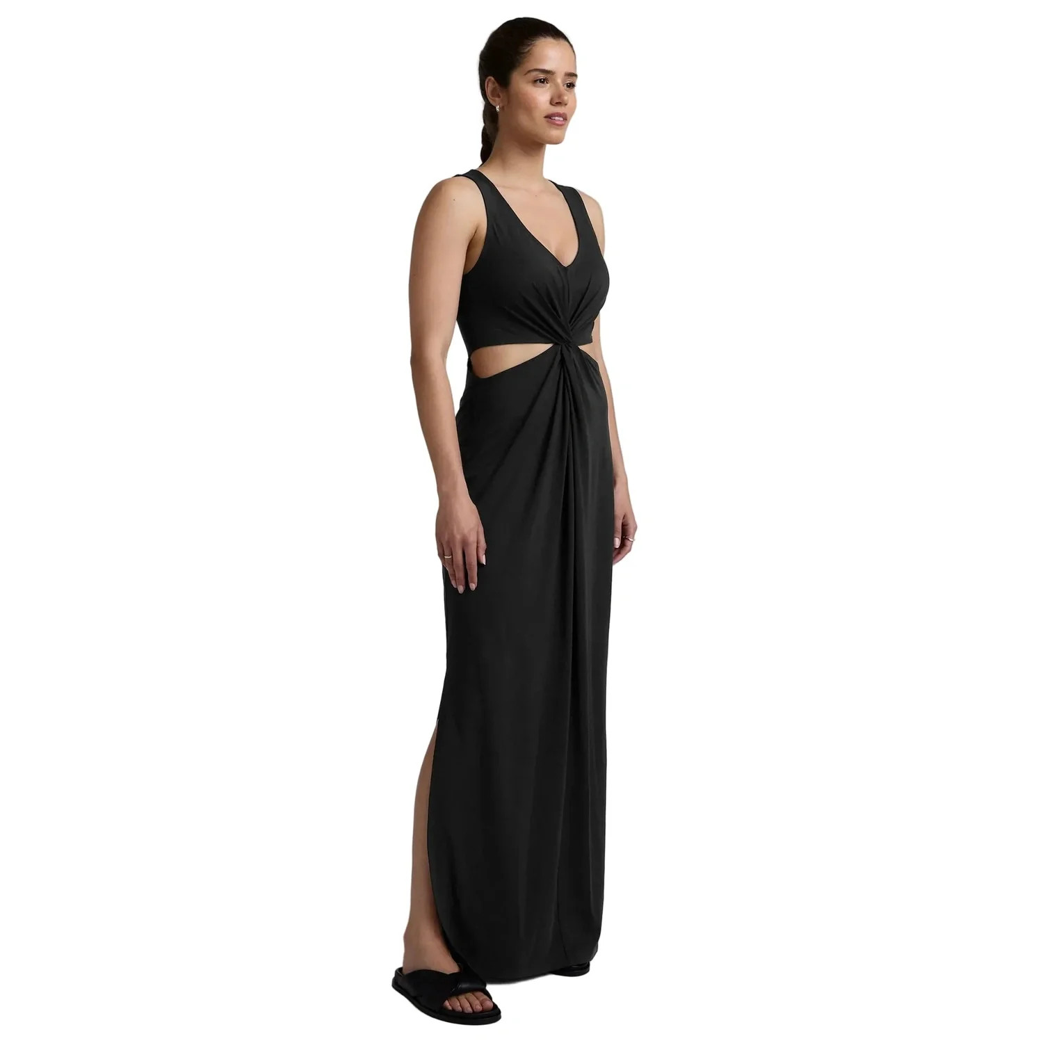 Women's Maxi Around The World Front Twist Dress - Image 5