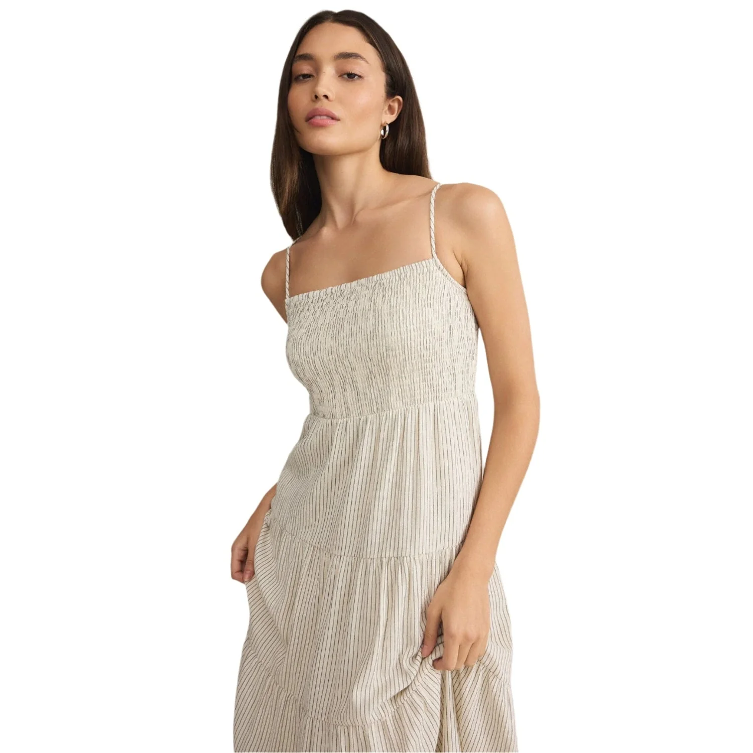 Women's Balos Striped Gauze Maxi Dress - Image 5