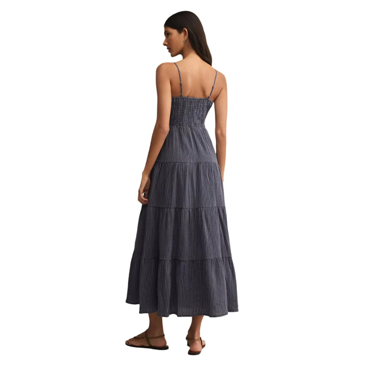 Women's Balos Striped Gauze Maxi Dress - Image 8