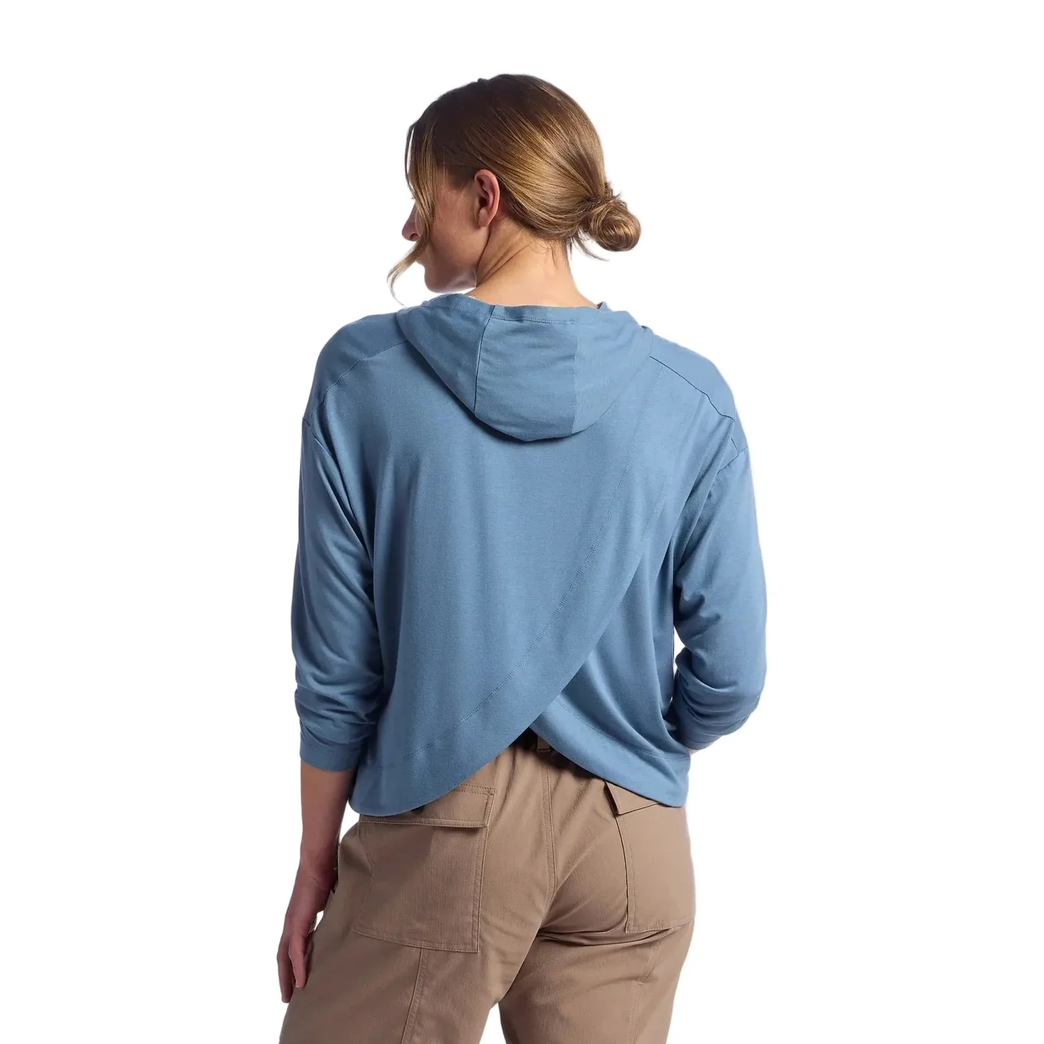 Women's Bamboo Shade Crossover Hoodie - Image 2