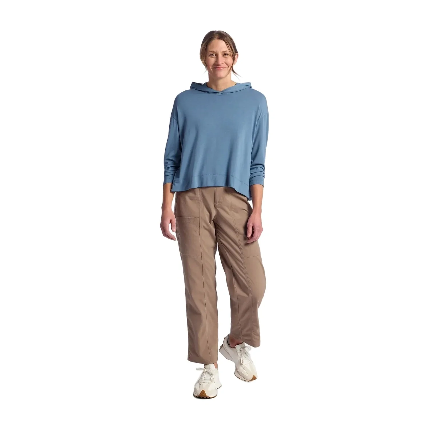 Women's Bamboo Shade Crossover Hoodie - Image 3