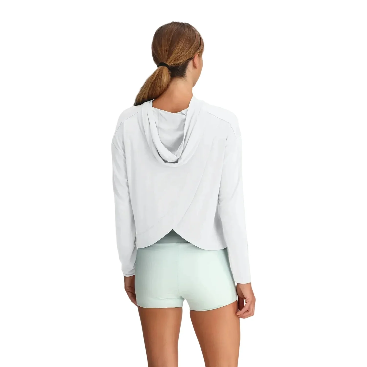 Women's Bamboo Shade Crossover Hoodie - Image 7