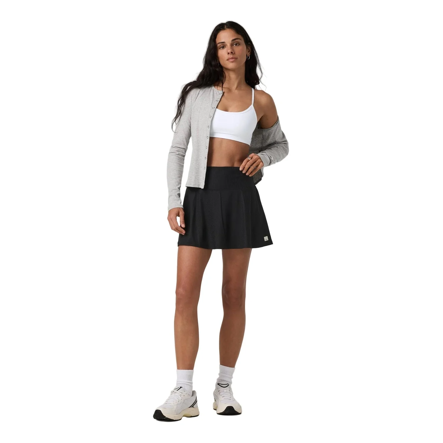 Women's Baseline Gingham Skirt 14.5" - Image 3