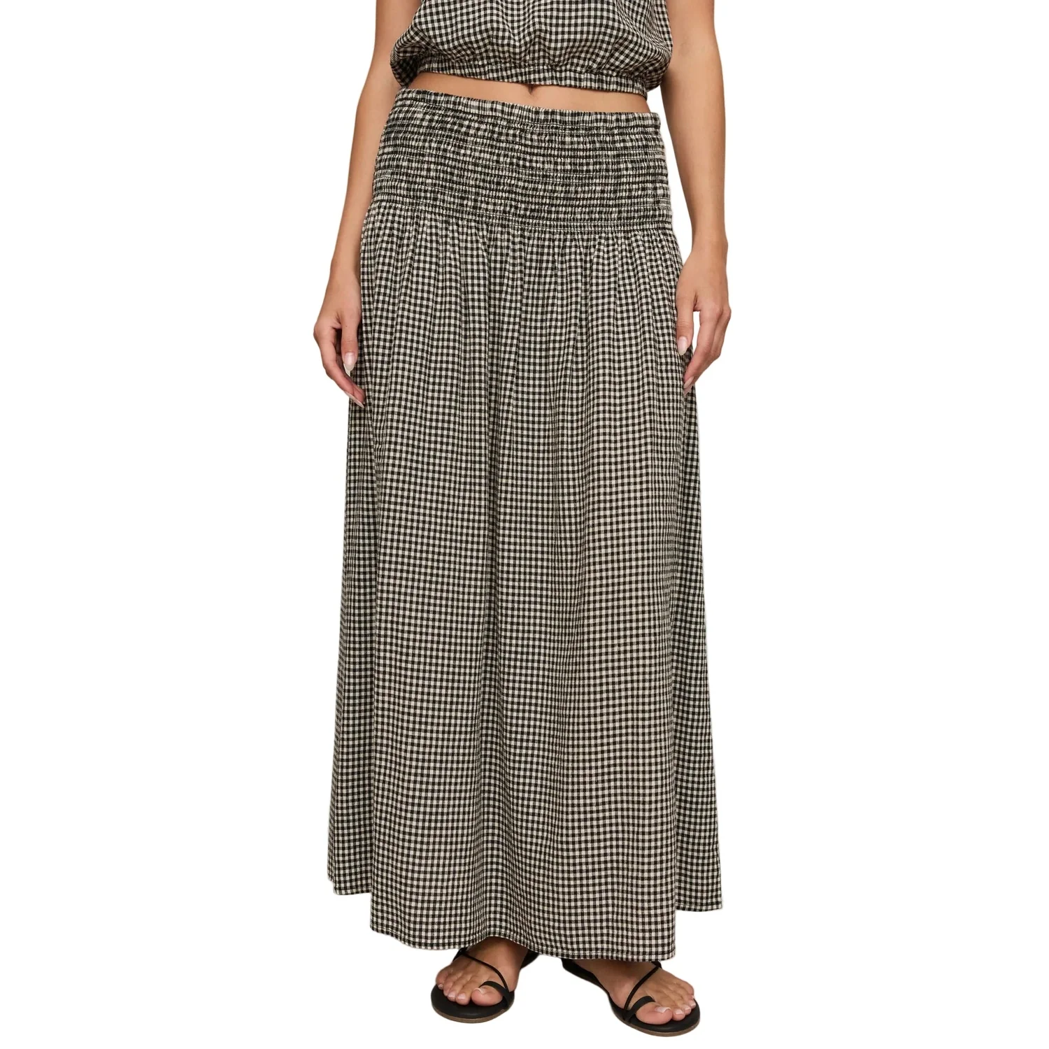 Women's Brooke Gingham Maxi Skirt