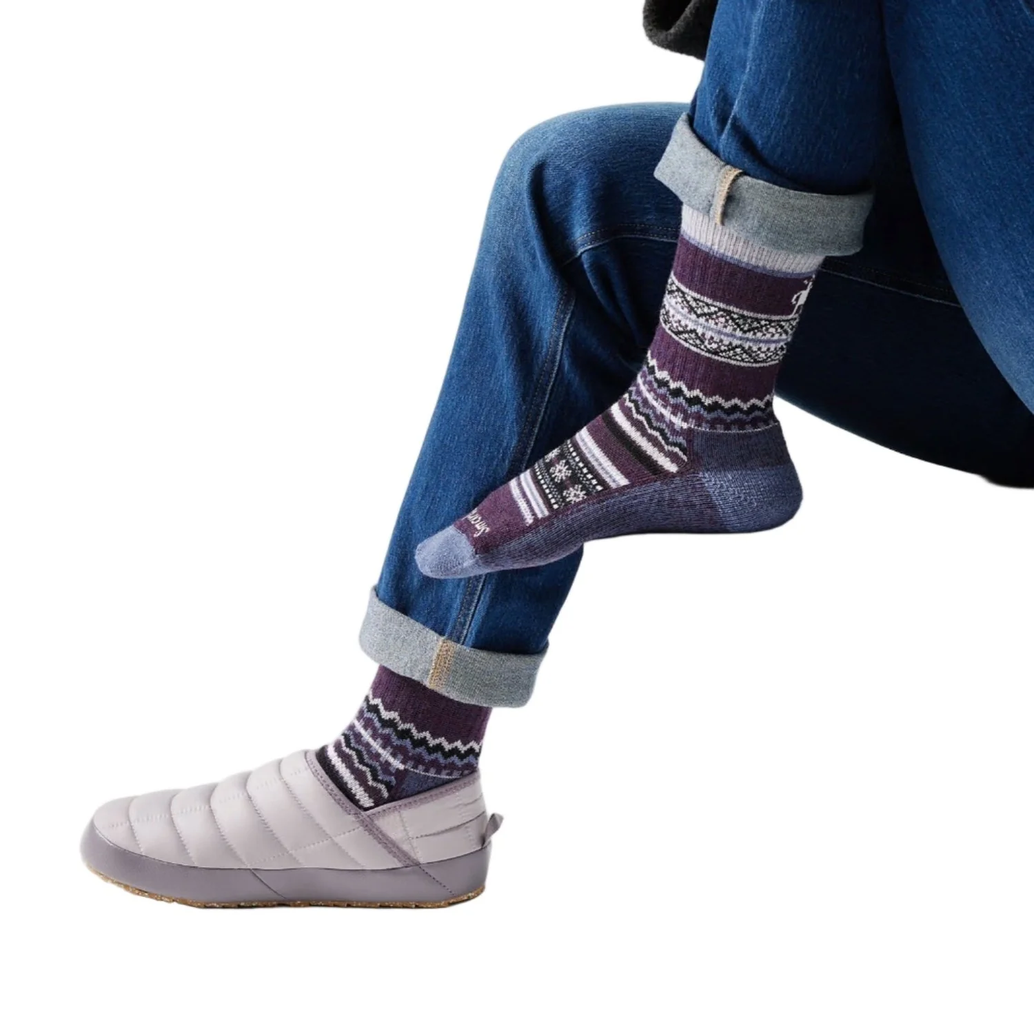 Women's Everyday Cozy Snowed In Sweater Crew Socks - Image 4