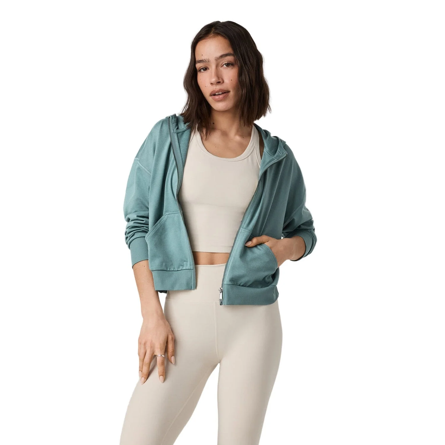 Women's Halo Modern Full Zip Hoodie - Image 18