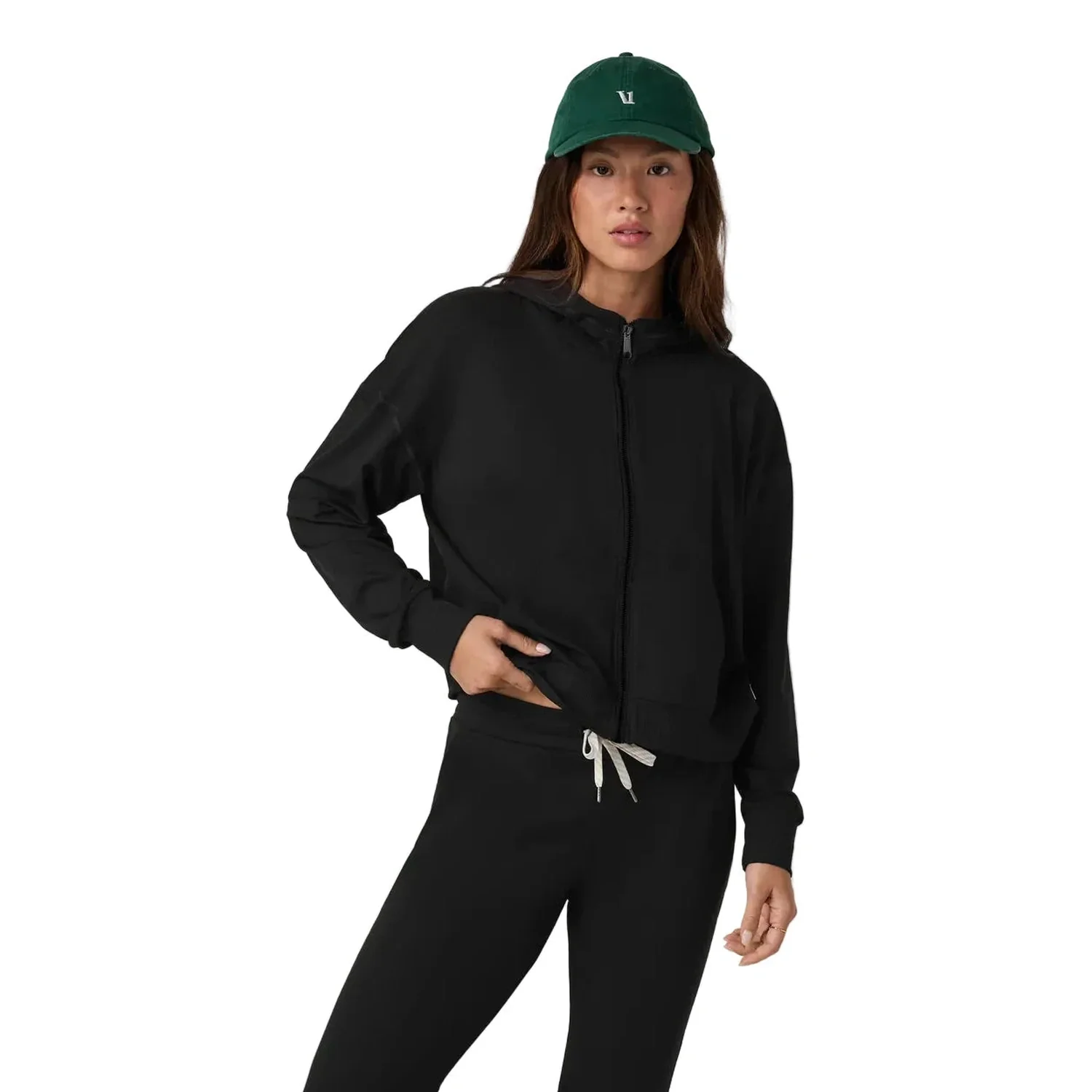 Women's Halo Modern Full Zip Hoodie - Image 4