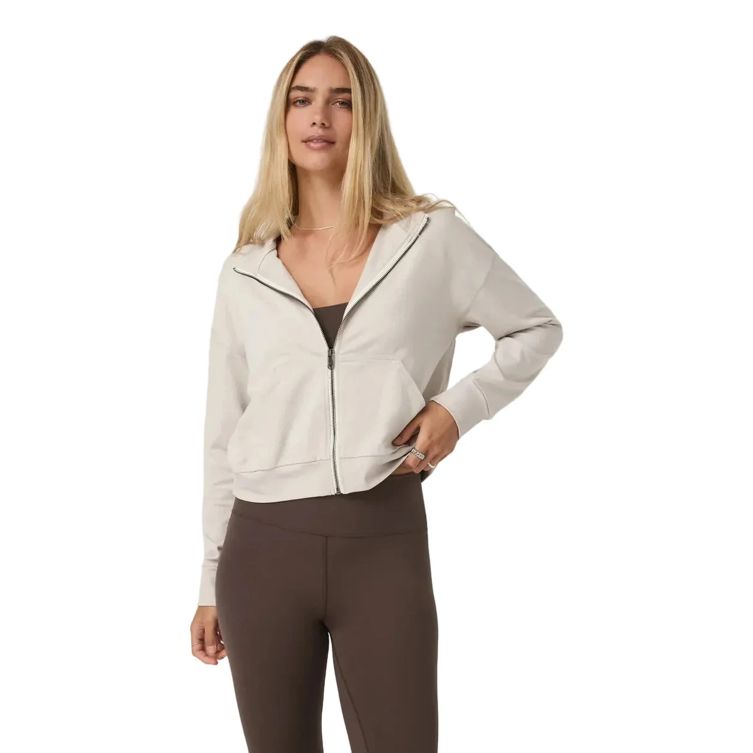 Women's Halo Modern Full Zip Hoodie - Image 7