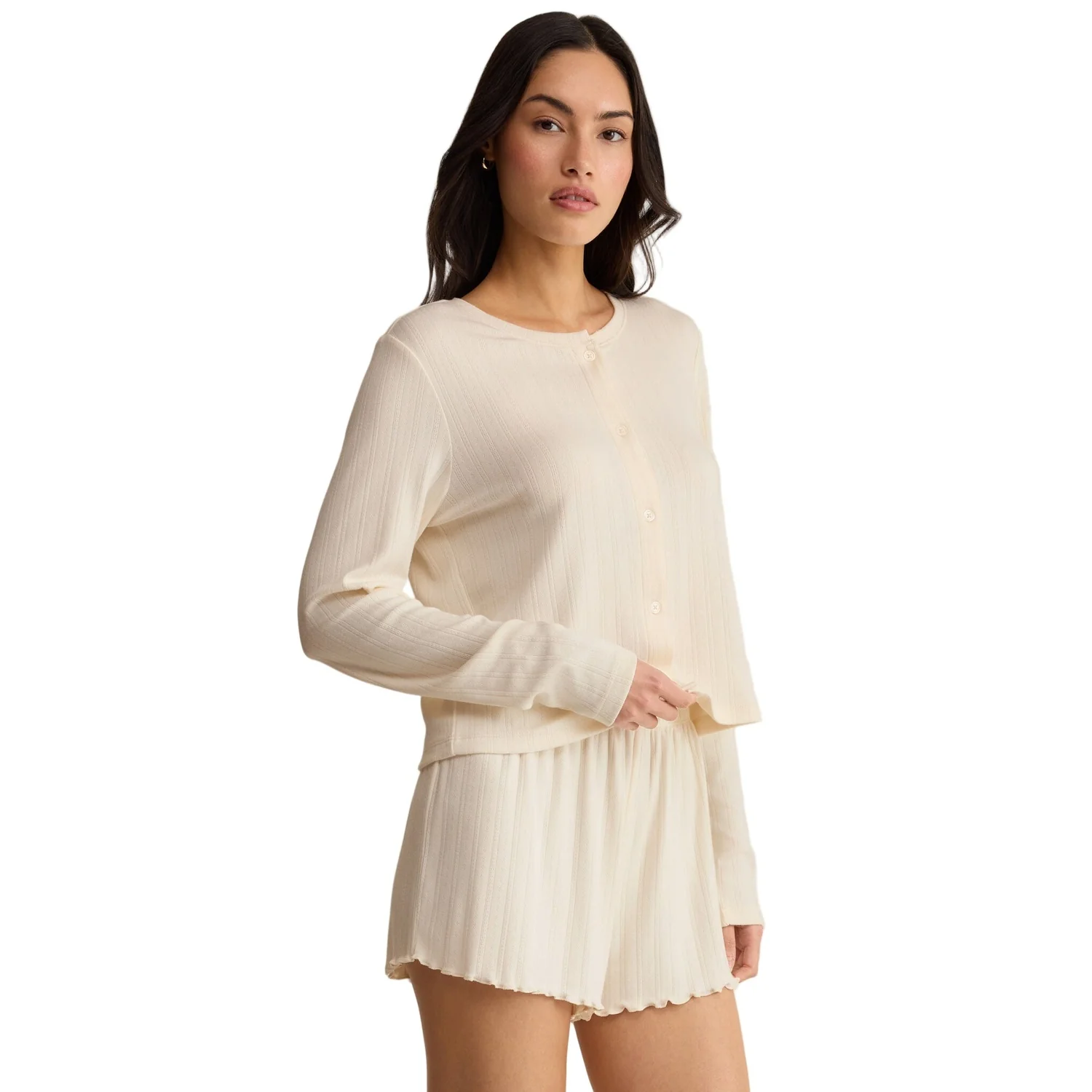 Women's Lovely Pointelle Top - Image 3