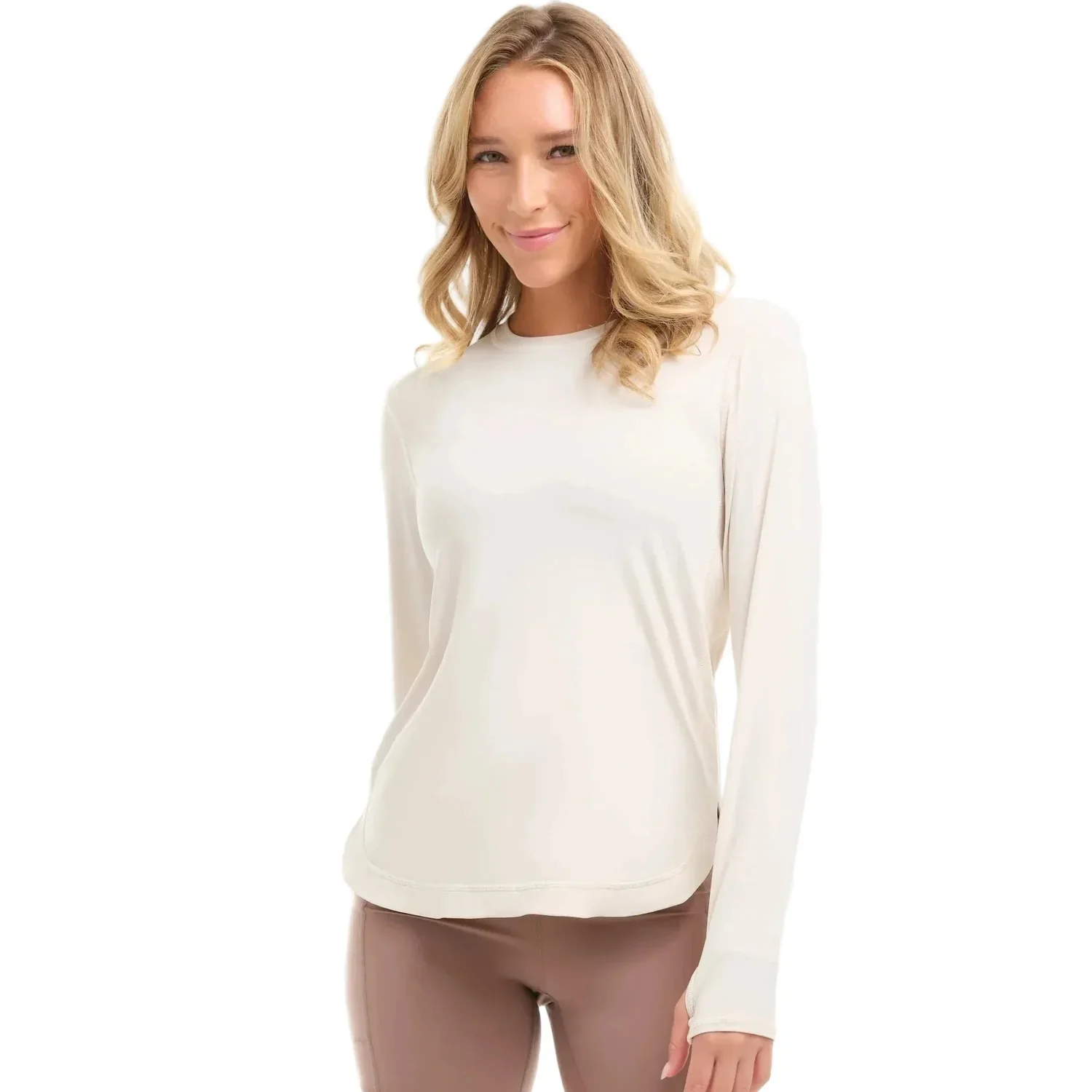 Women's Relaxed Scallop Top