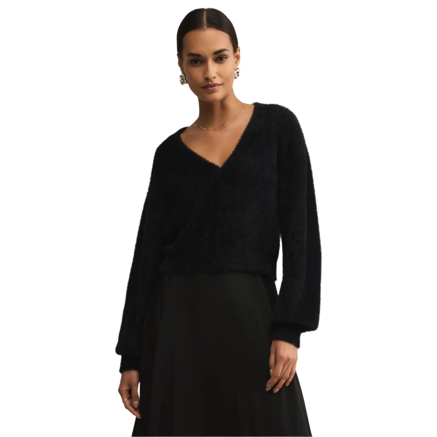 Women's Sadira Fluffy Cardigan - Image 9