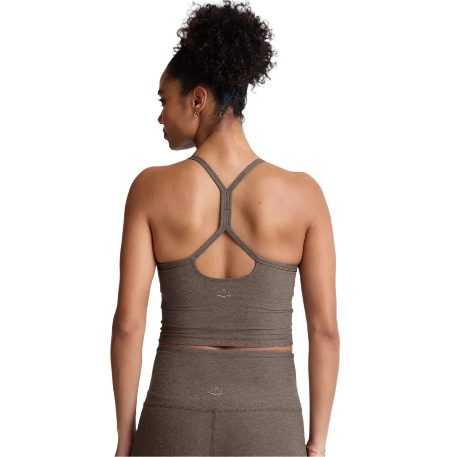 Women's Spacedye Slim Racerback Cropped Tank - Image 10