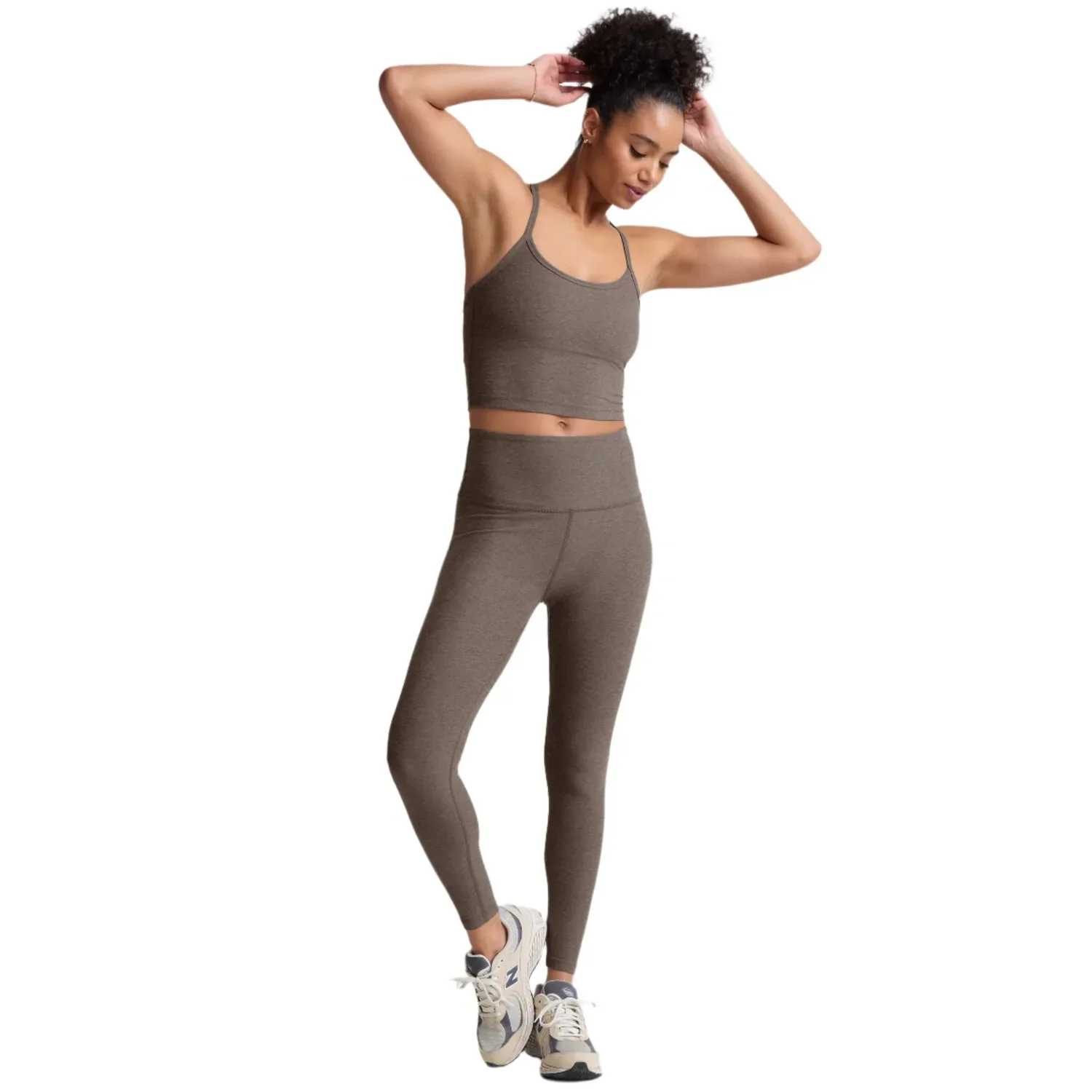 Women's Spacedye Slim Racerback Cropped Tank - Image 11