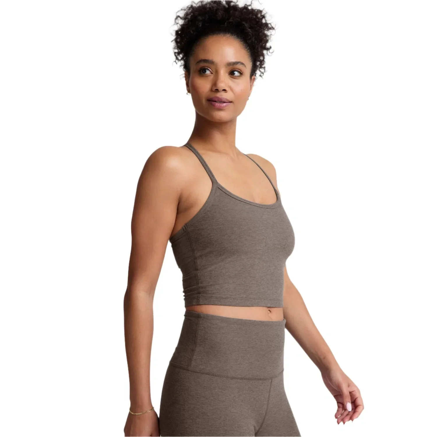 Women's Spacedye Slim Racerback Cropped Tank - Image 12